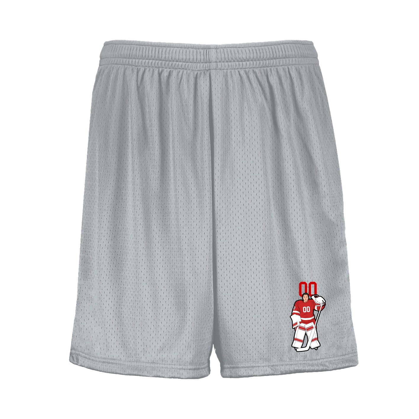 Shorts — Number Top in Silver