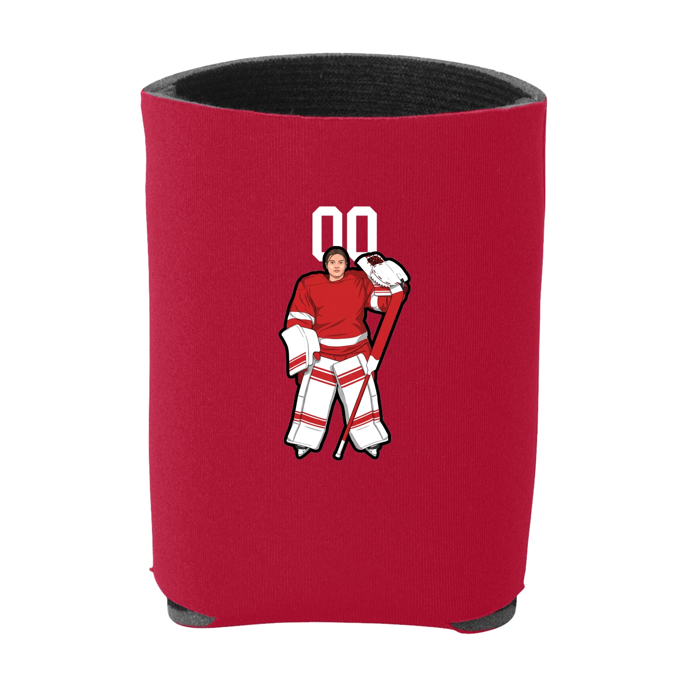 Can Holder — Number Top in Red