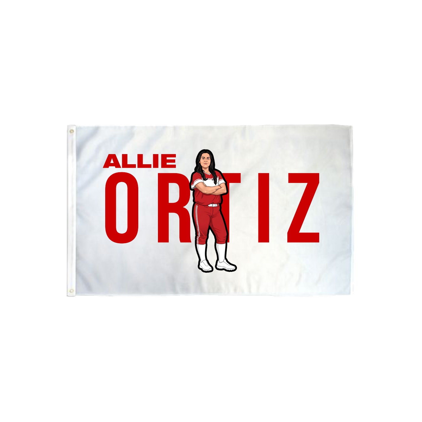 3x5 Flag — Player Name in Classic