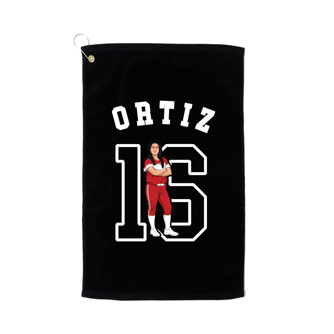 Golf Towel — Shirsey Arch in Black