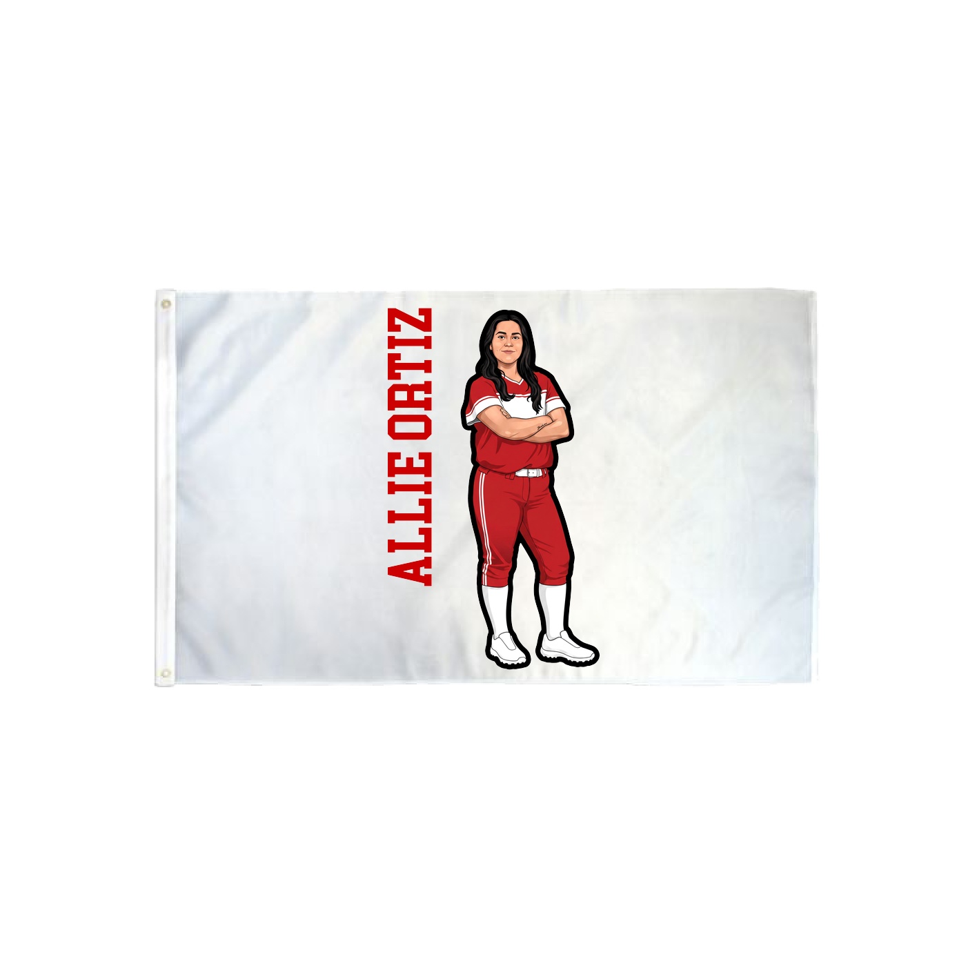 3x5 Flag — Name Vertical in Classic