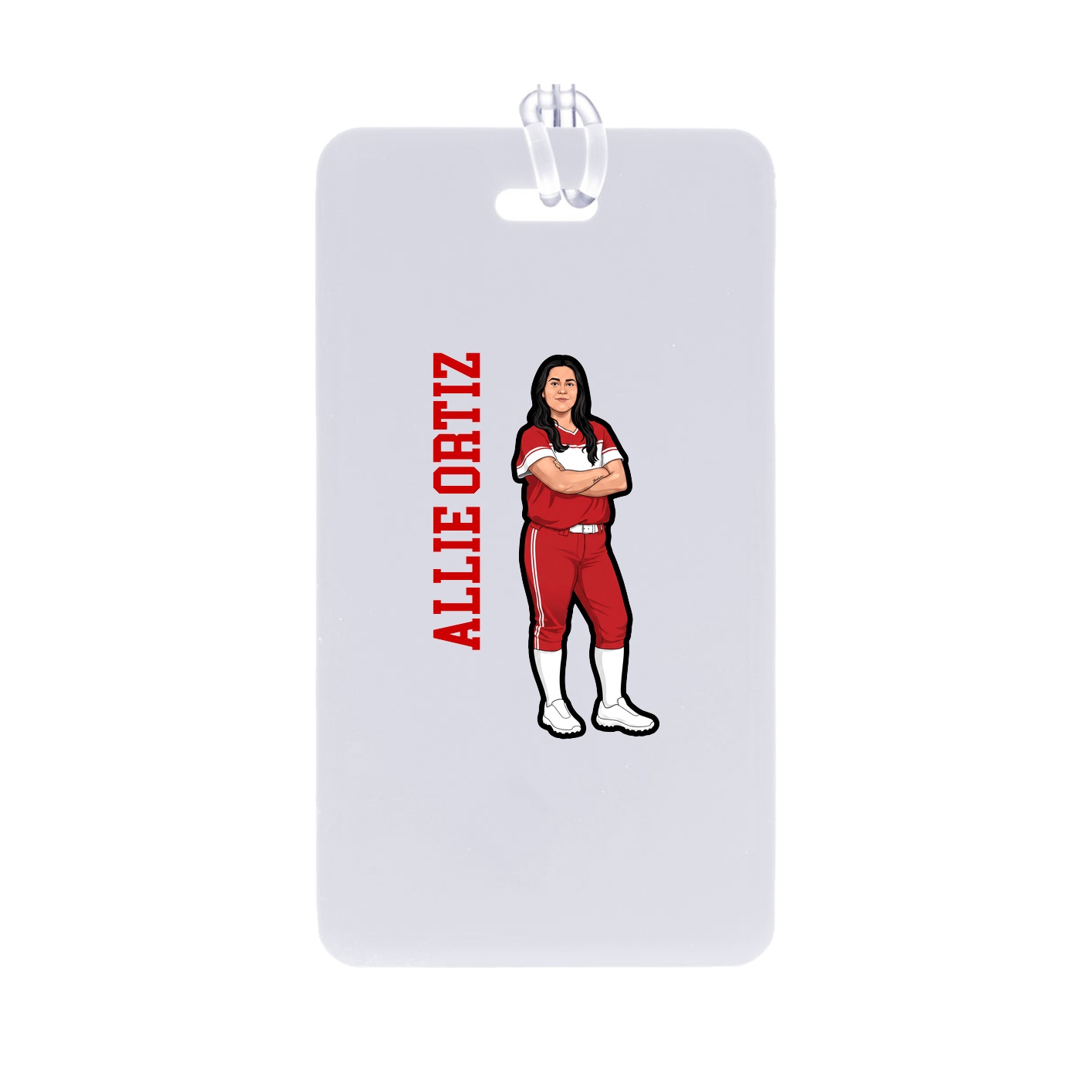 Bag Tag — Name Vertical in Classic