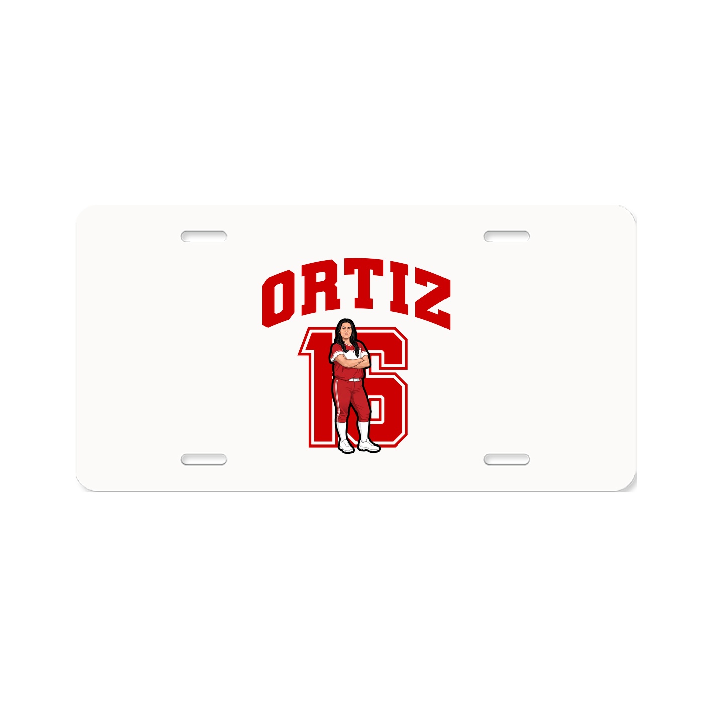 License Plate — Number in Classic