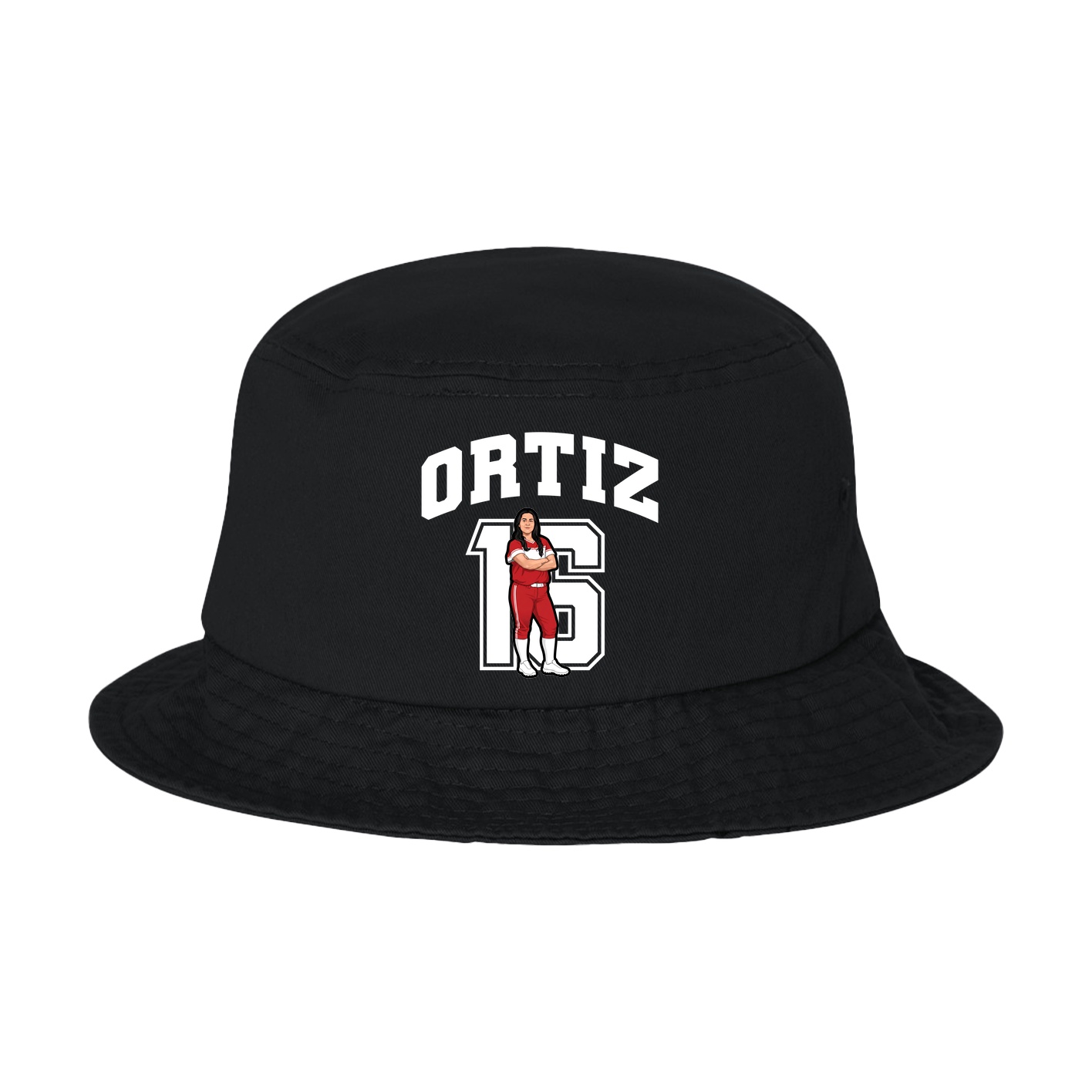Bucket Cap — Number in Black
