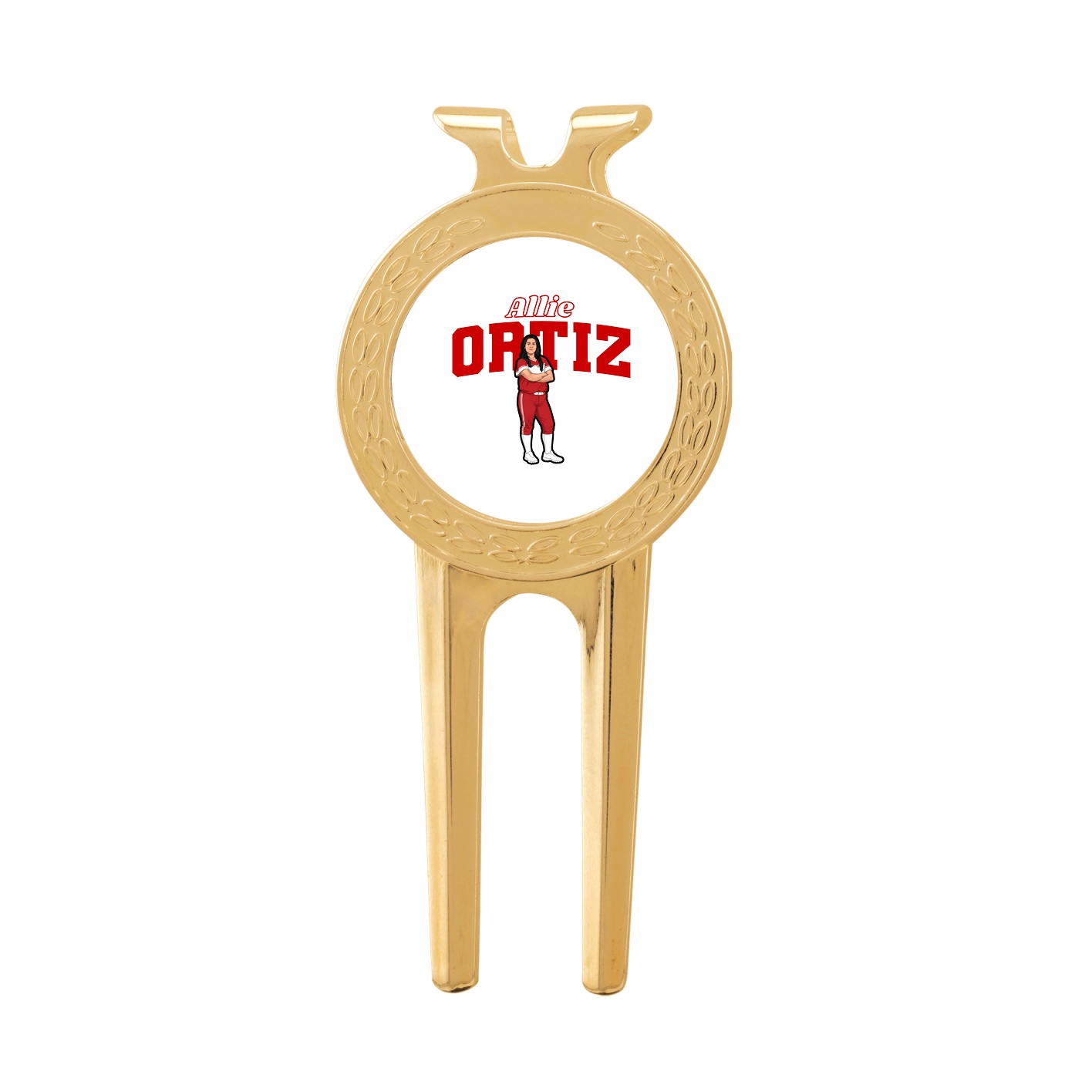 Divot Tool with Ball Marker — Name Arch in Classic