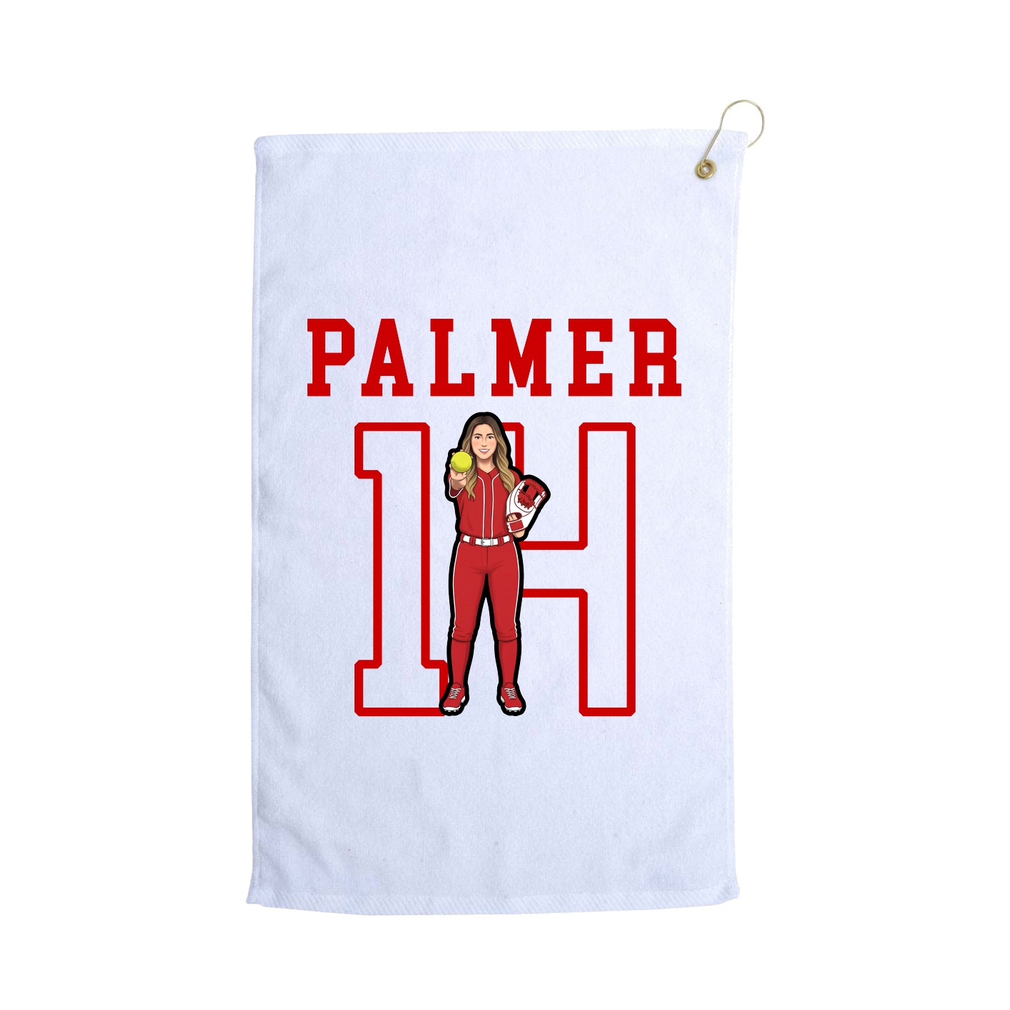 Golf Towel — Shirsey in White