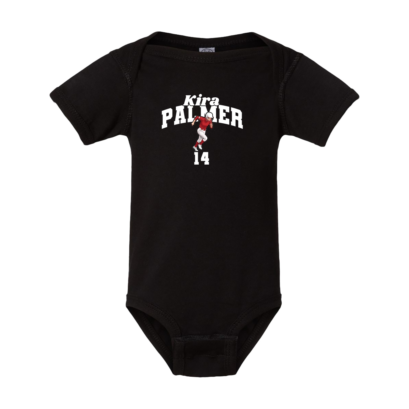 Baby Onesie — Signature Arch in Black