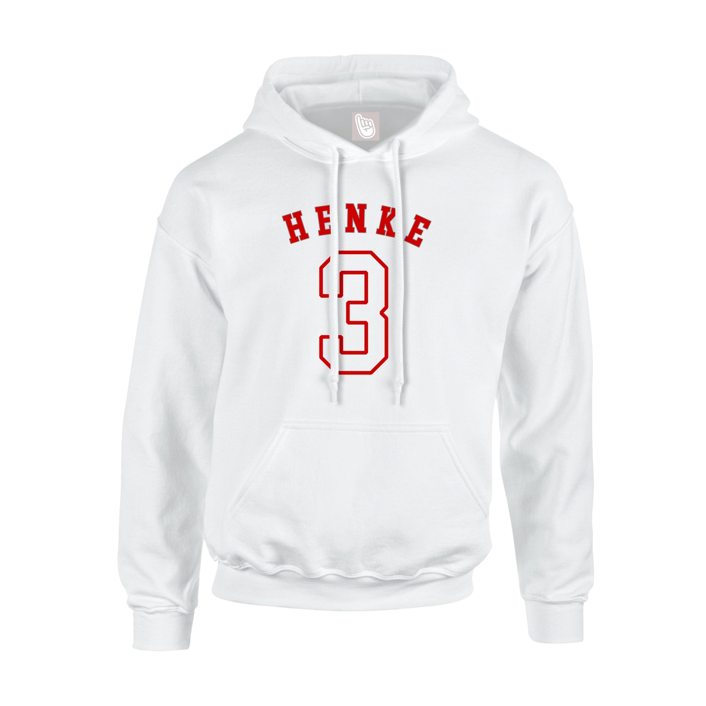 Youth Hoodie — Shirsey Arch in White