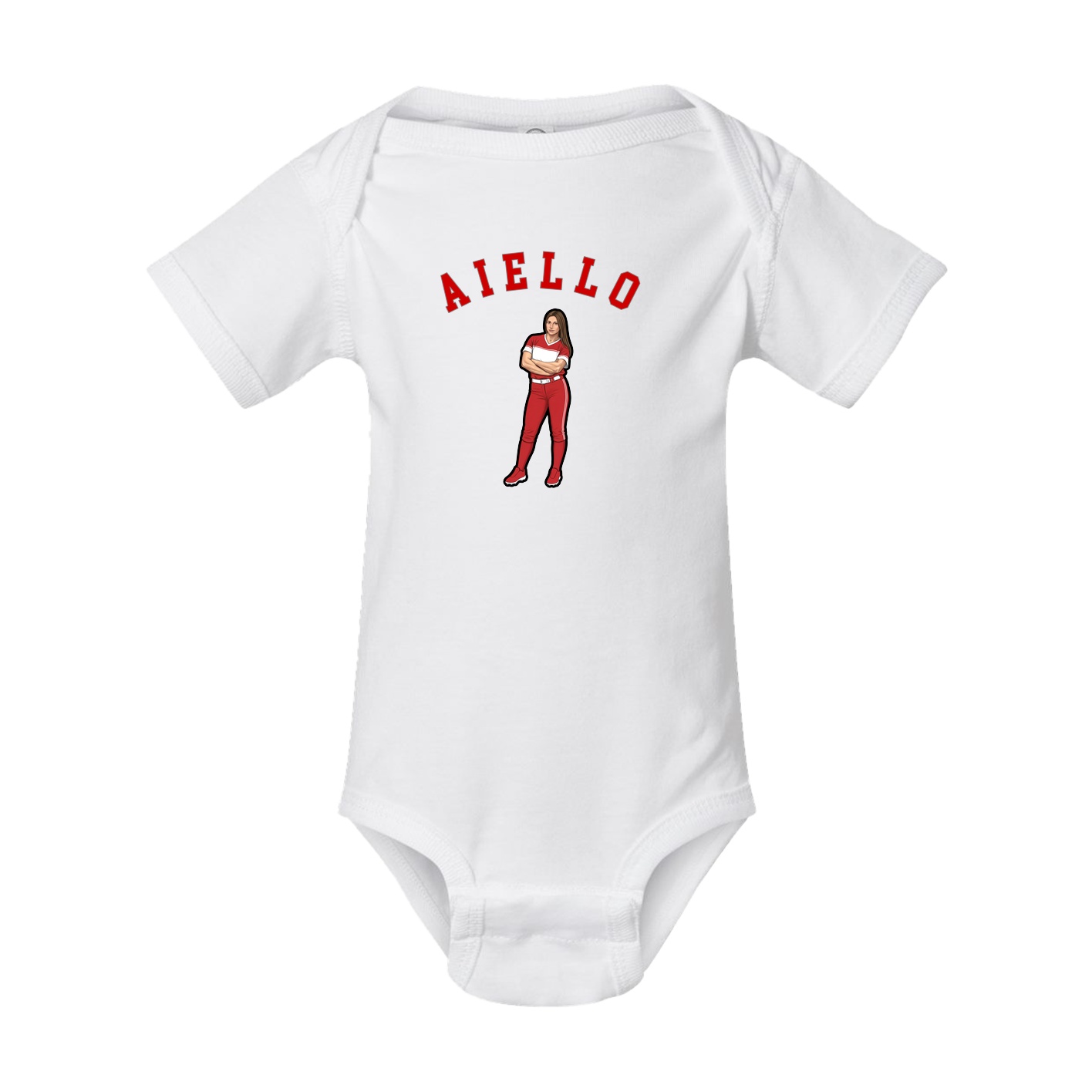 Baby Onesie — Shirsey Arch in White