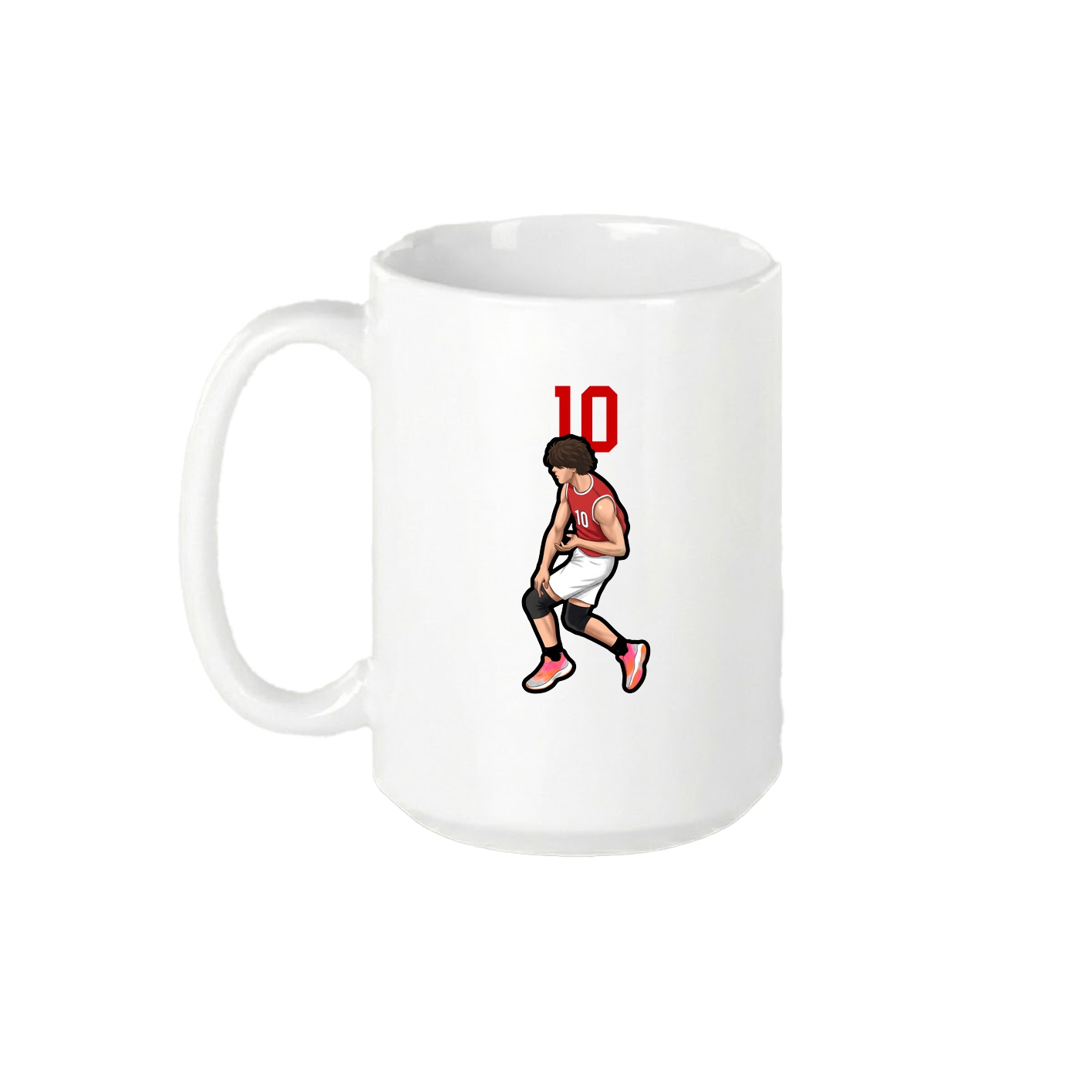 15oz Coffee Mug — Number Top in White