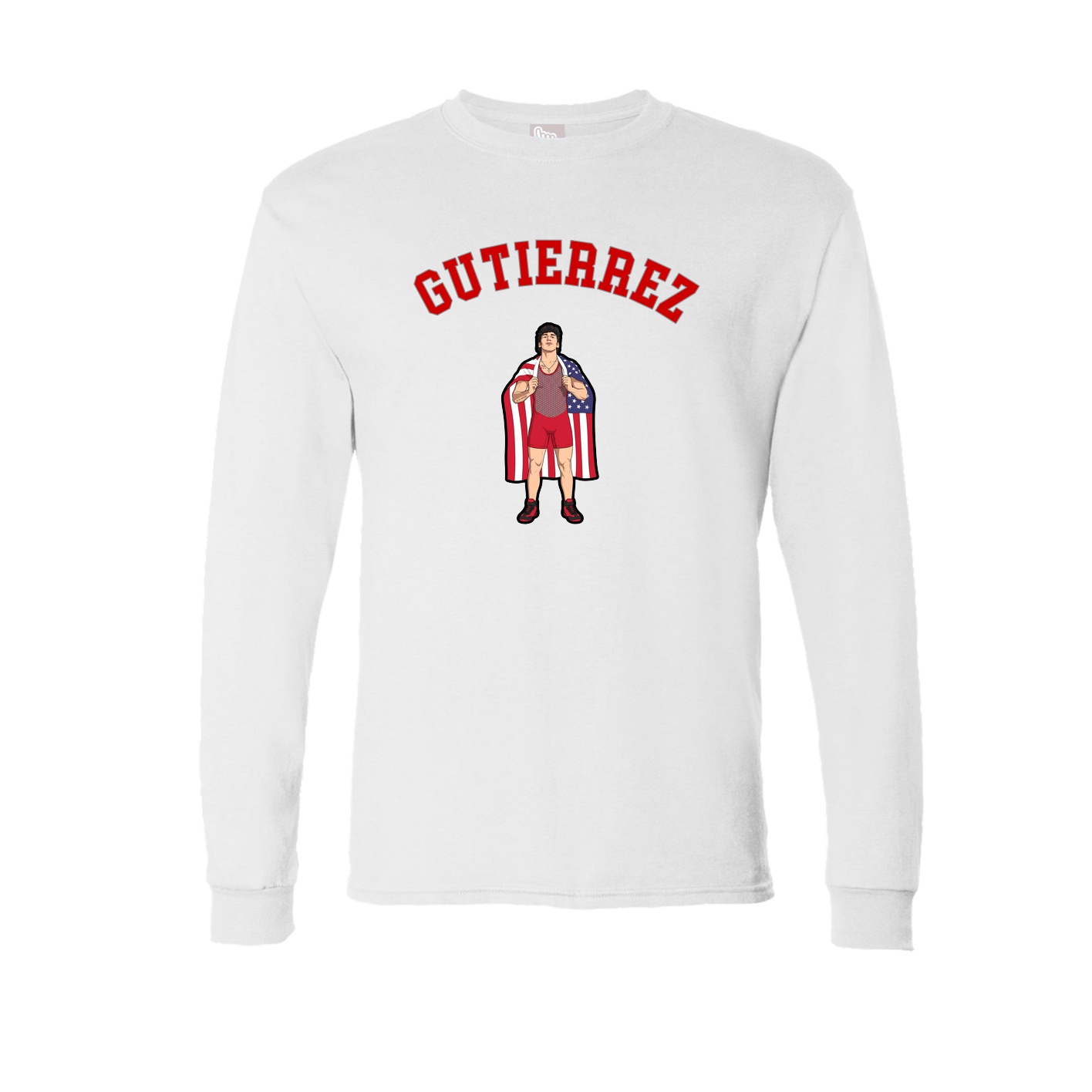 Long Sleeve Tee — Shirsey Arch in White