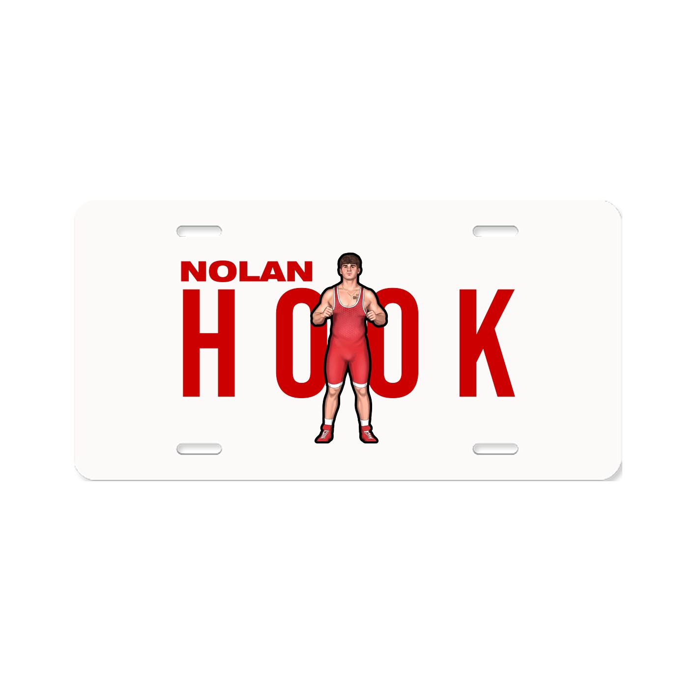 License Plate — Player Name in Classic