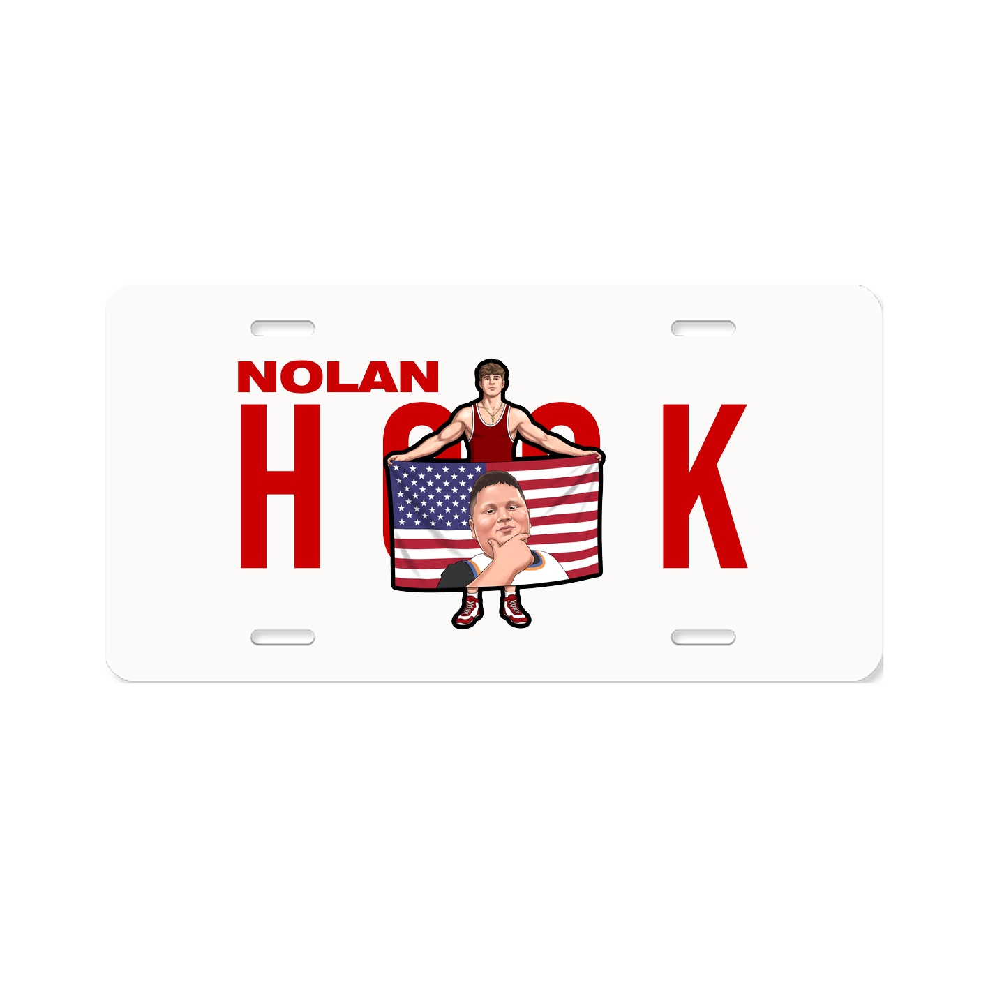 License Plate — Player Name in Classic