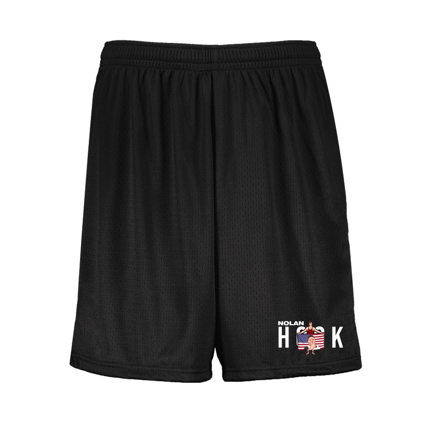 Shorts — Player Name in Black