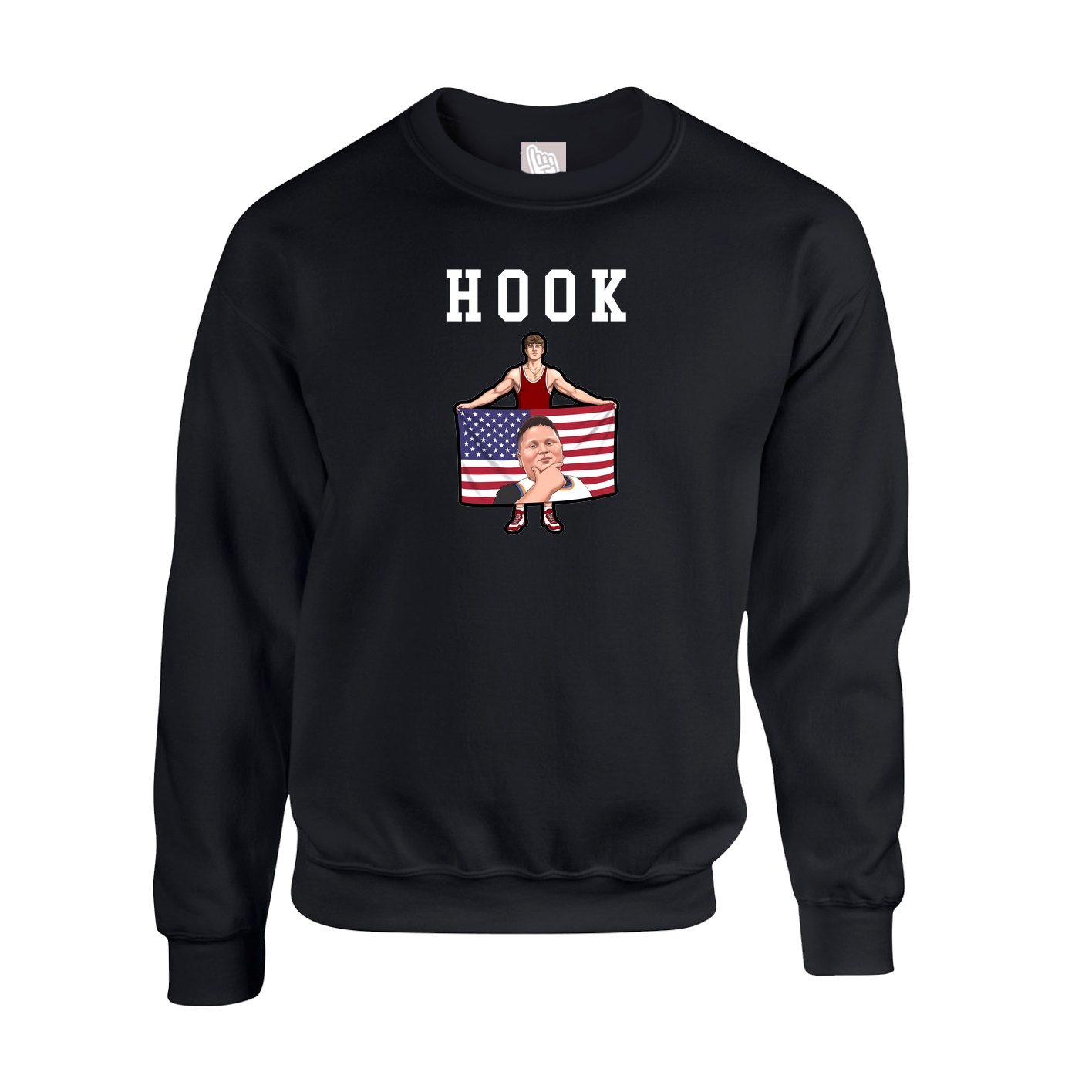 Fleece Crew — Shirsey in Black