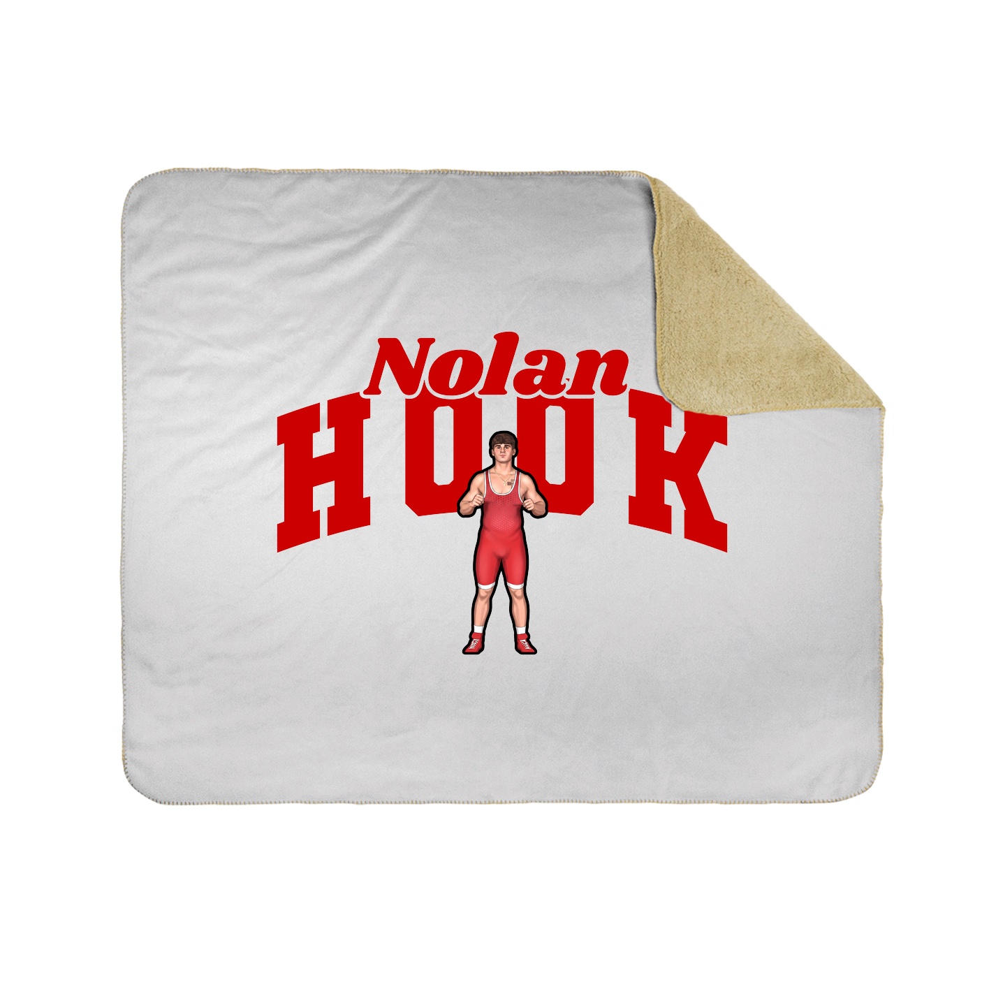 Throw Blanket — Signature Arch in White