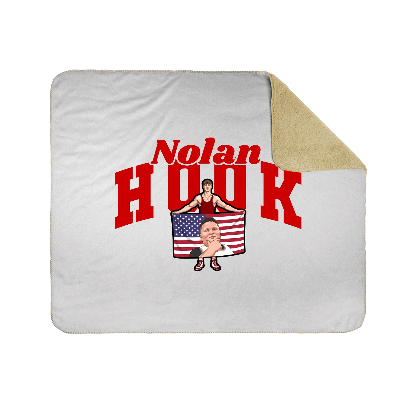 Throw Blanket — Signature Arch in White