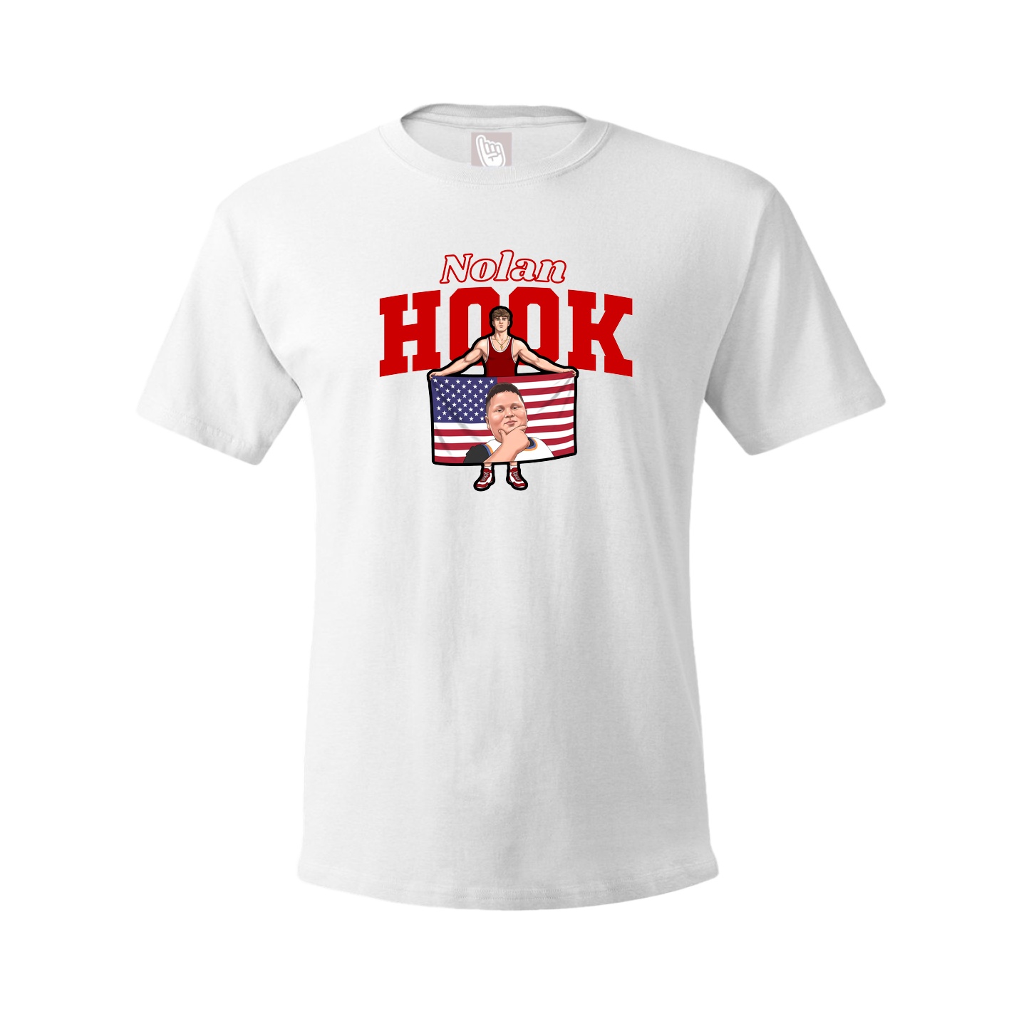 Tee — Name Arch in White