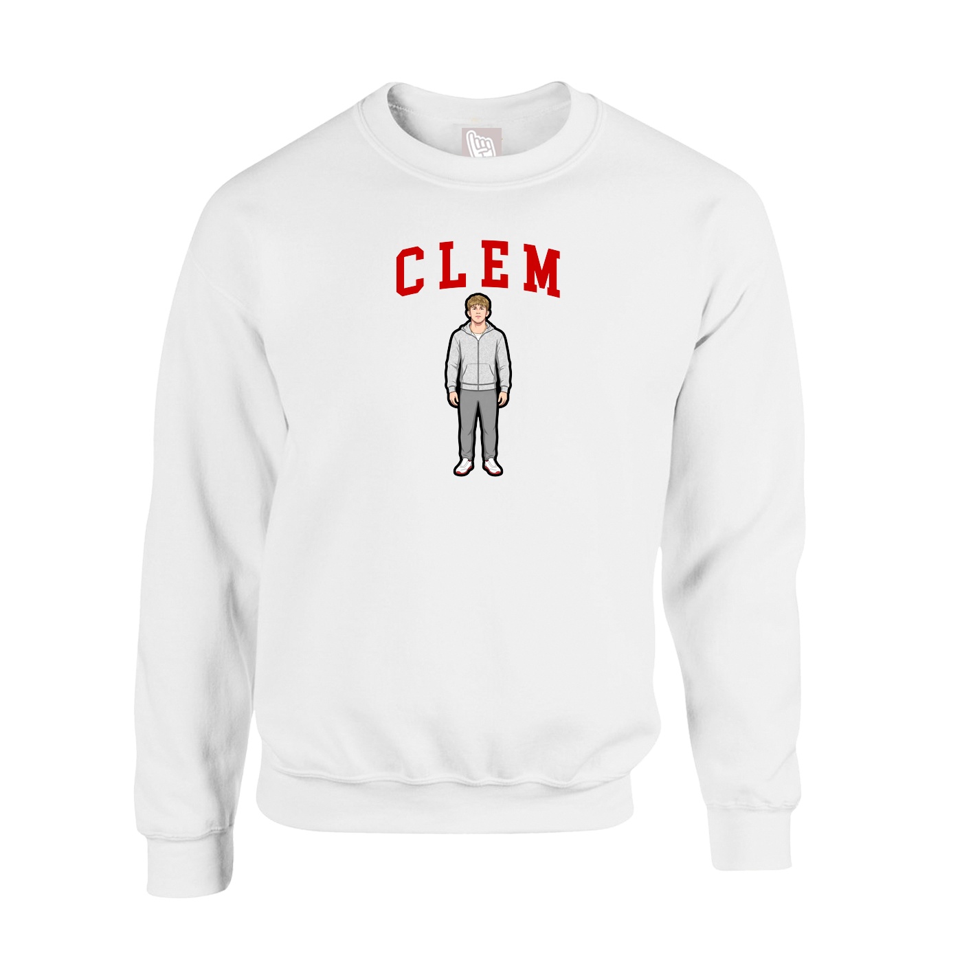 Fleece Crew — Shirsey in White