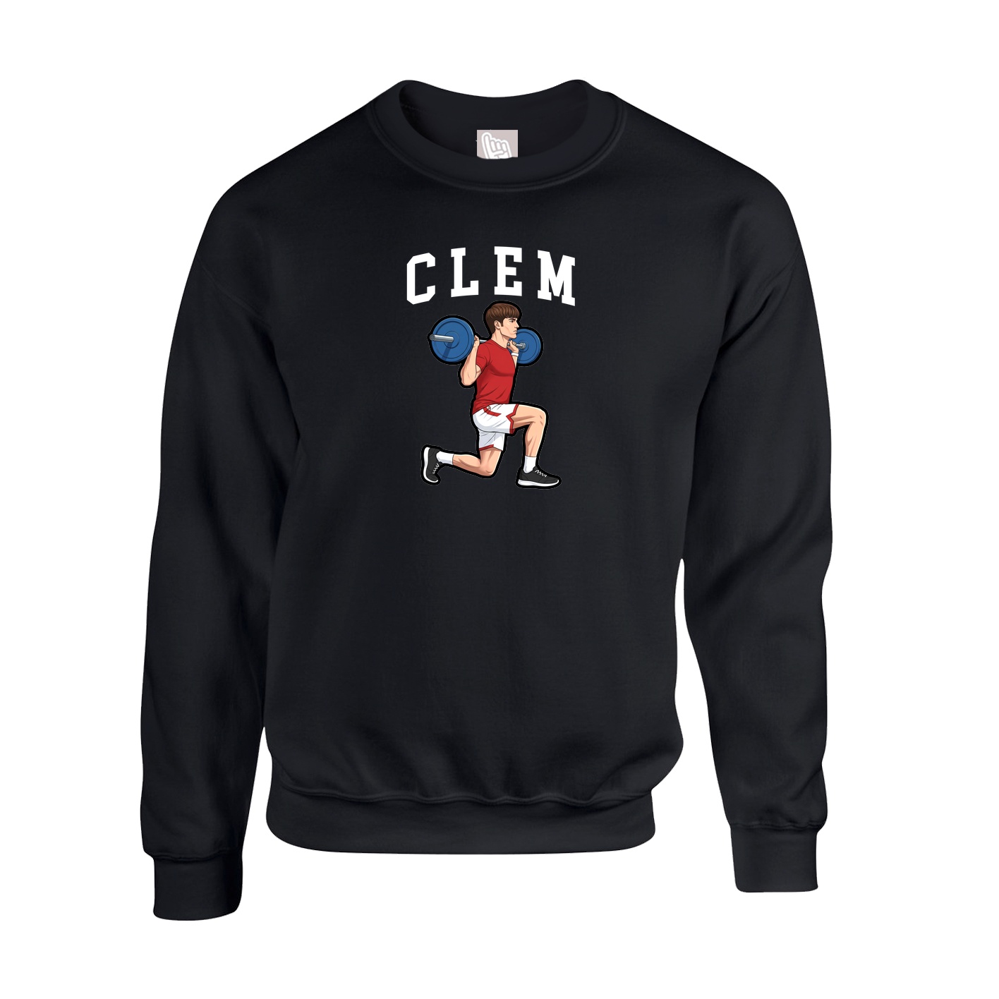 Fleece Crew — Shirsey in Black