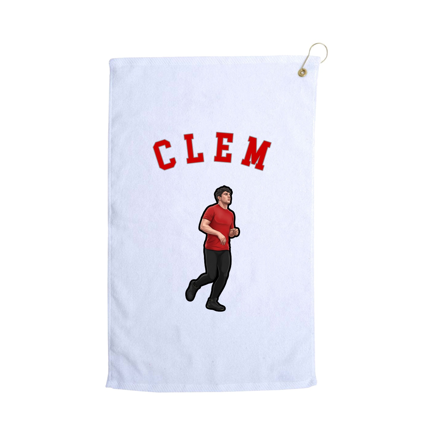 Golf Towel — Shirsey Arch in White