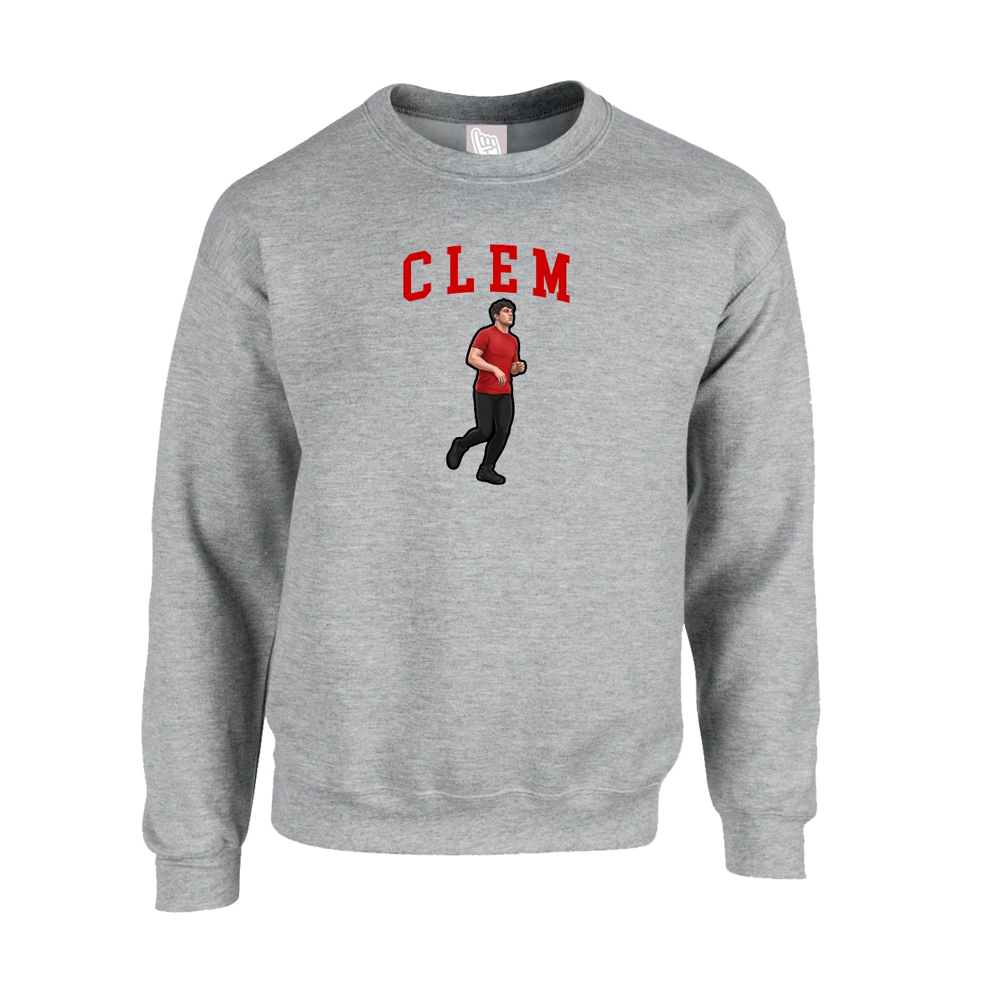 Fleece Crew — Shirsey in Grey