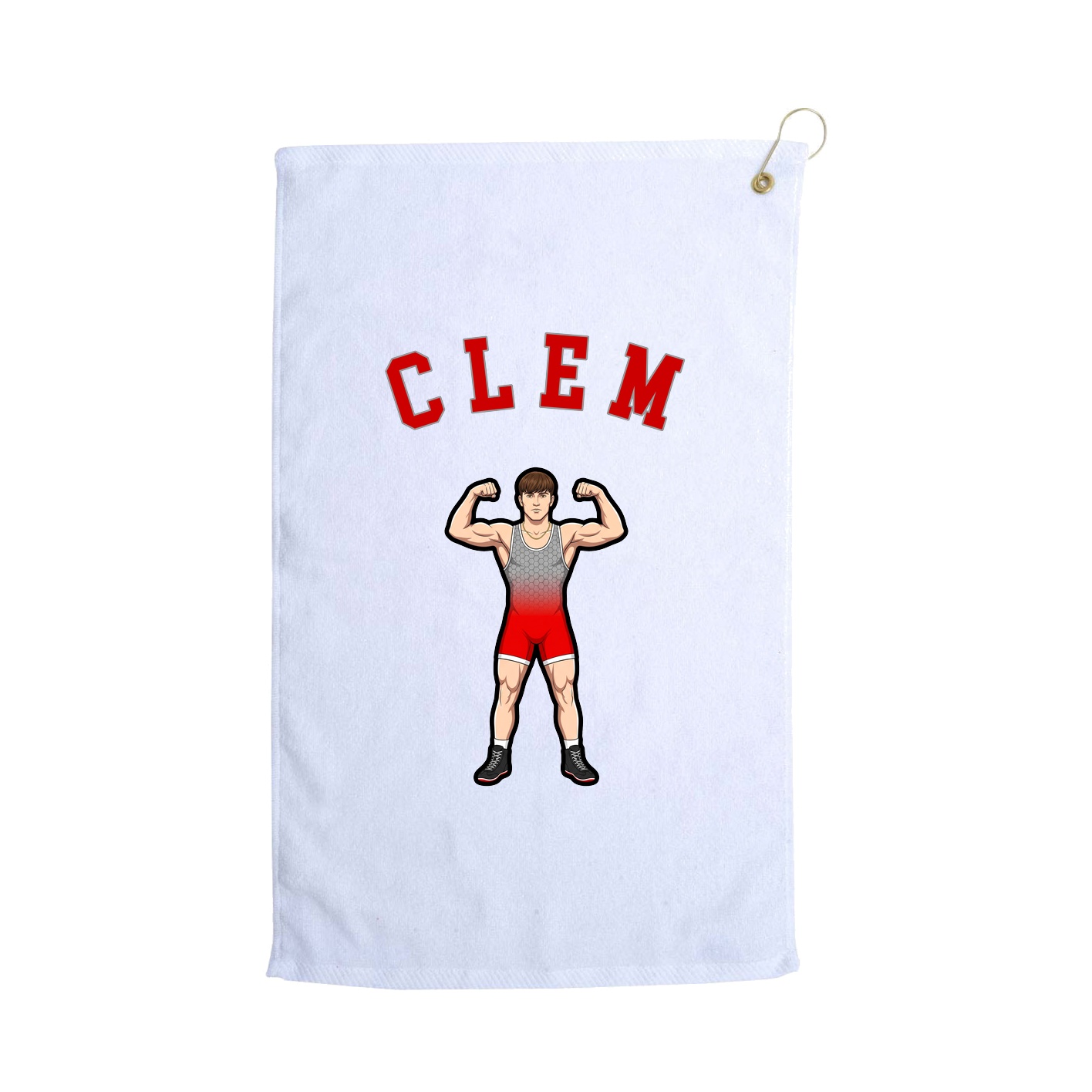 Golf Towel — Shirsey Arch in White