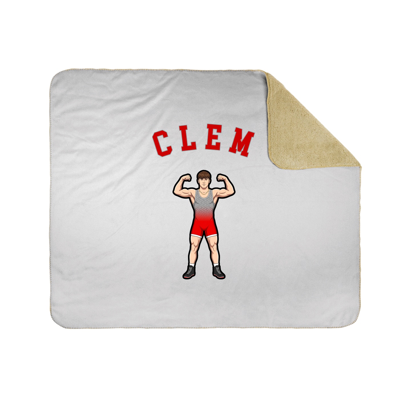 50x60 Sherpa Lined Throw Blanket