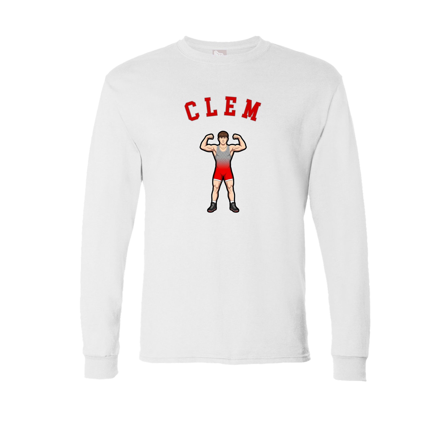 Long Sleeve Tee — Shirsey Arch in White