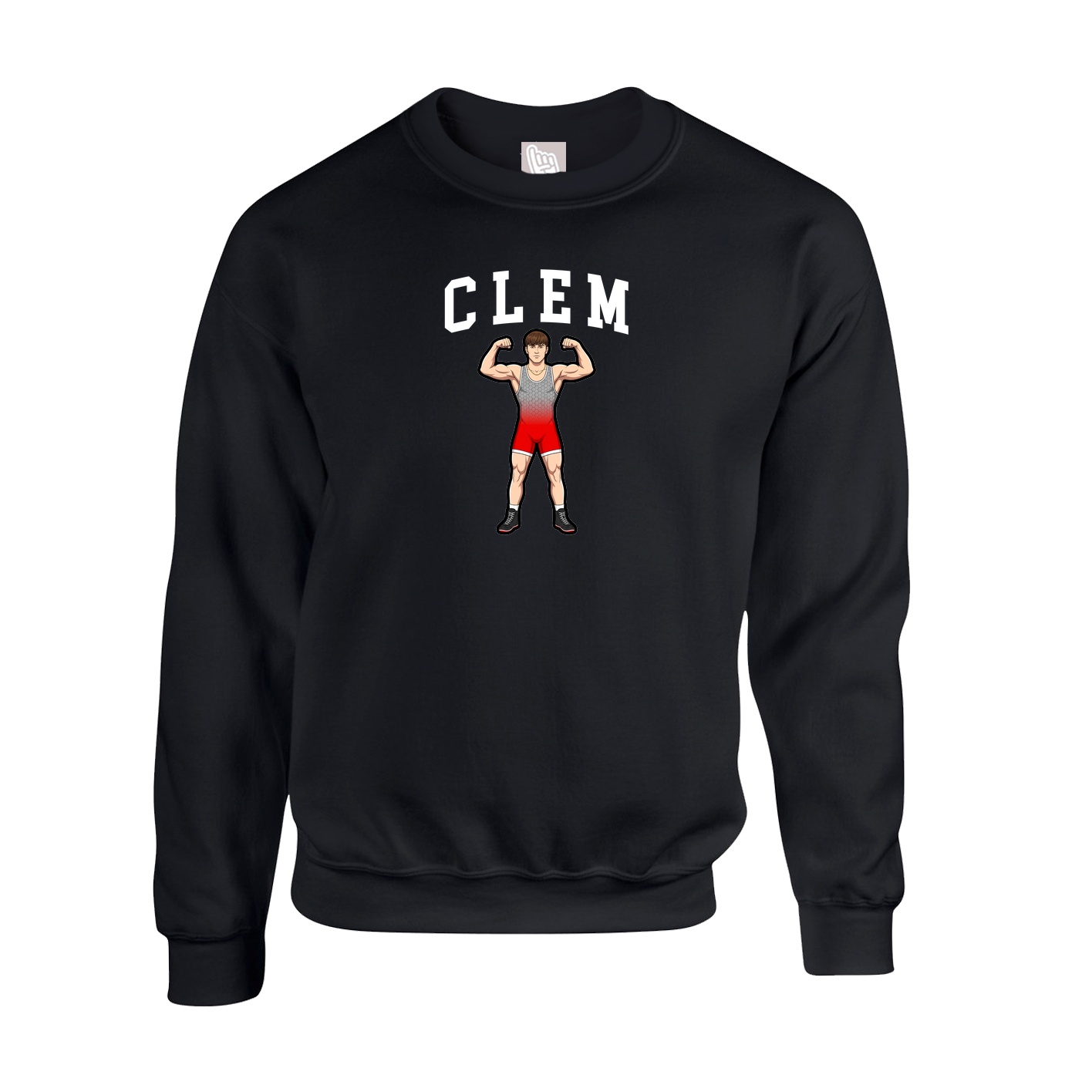 Fleece Crew — Shirsey in Black