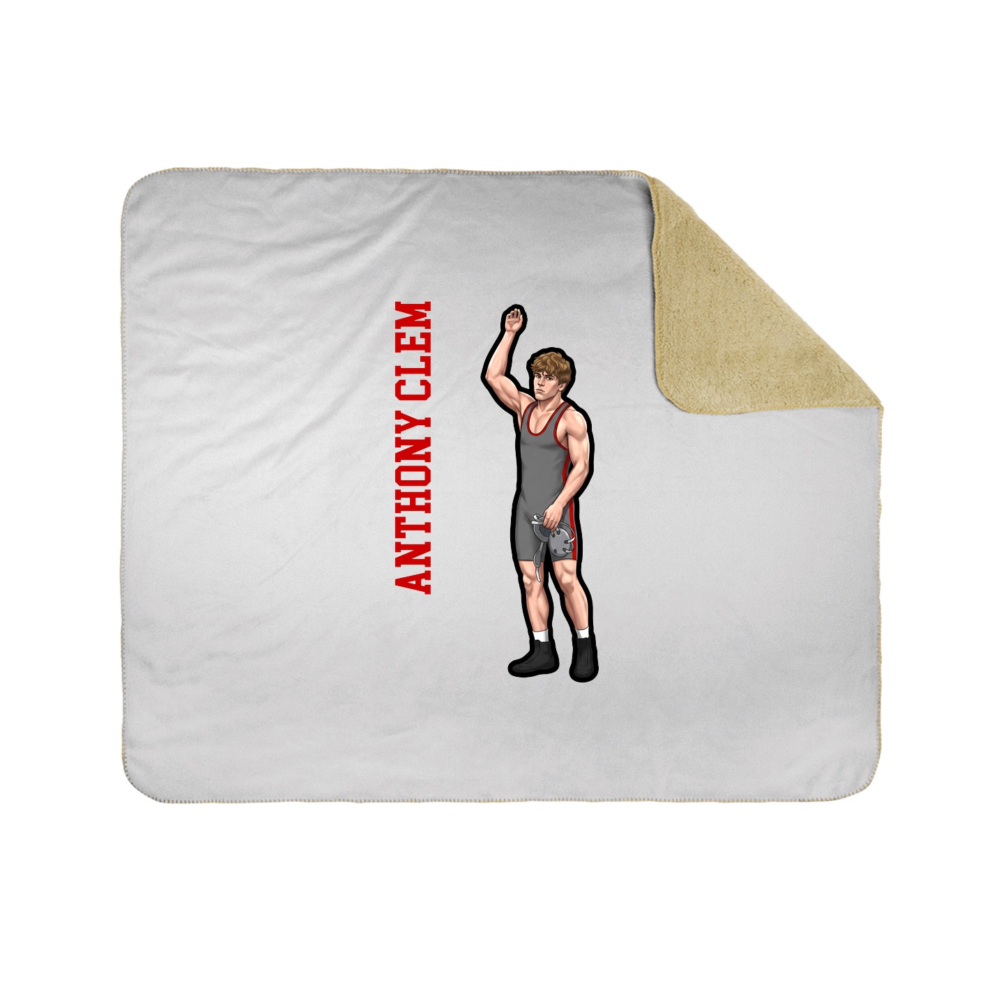 50x60 Sherpa Lined Throw Blanket