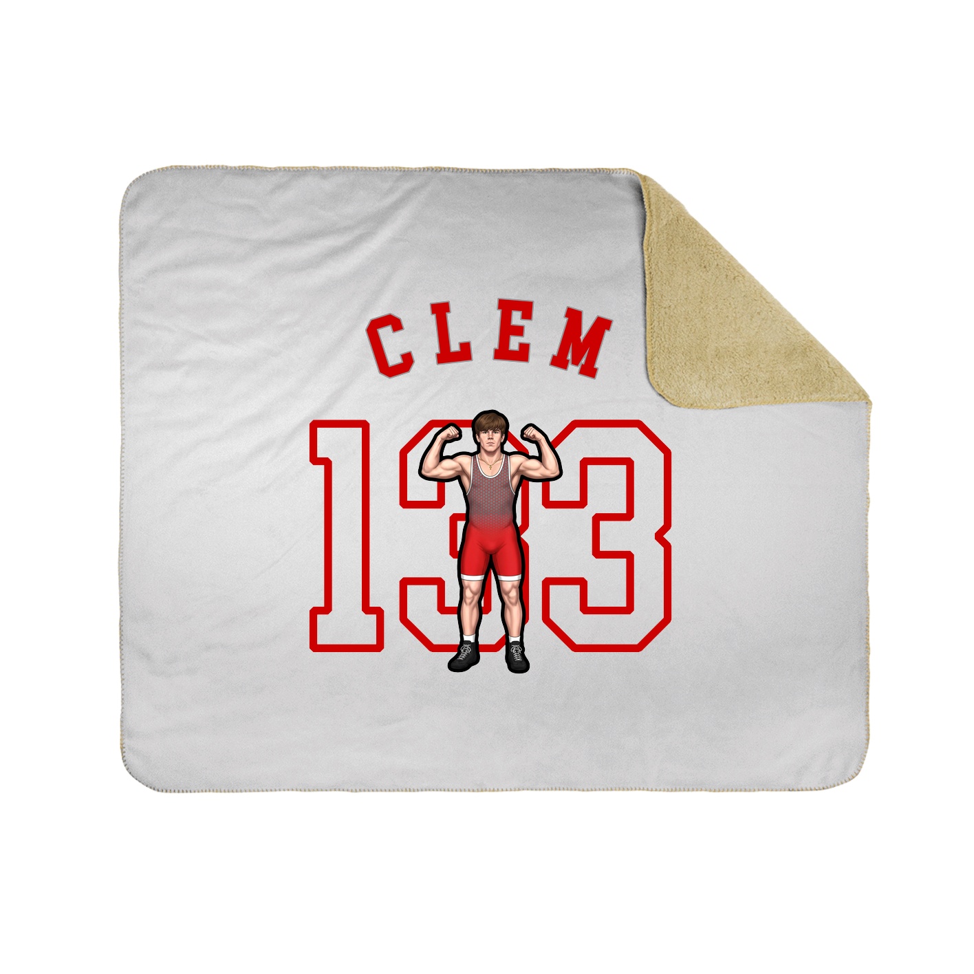 50x60 Sherpa Lined Throw Blanket