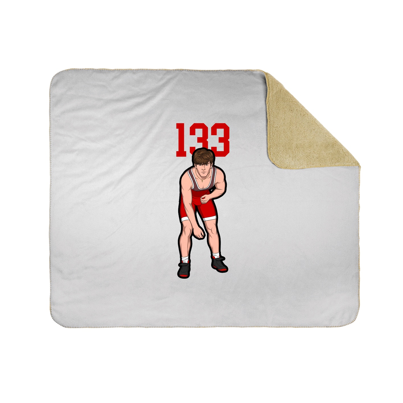 50x60 Sherpa Lined Throw Blanket