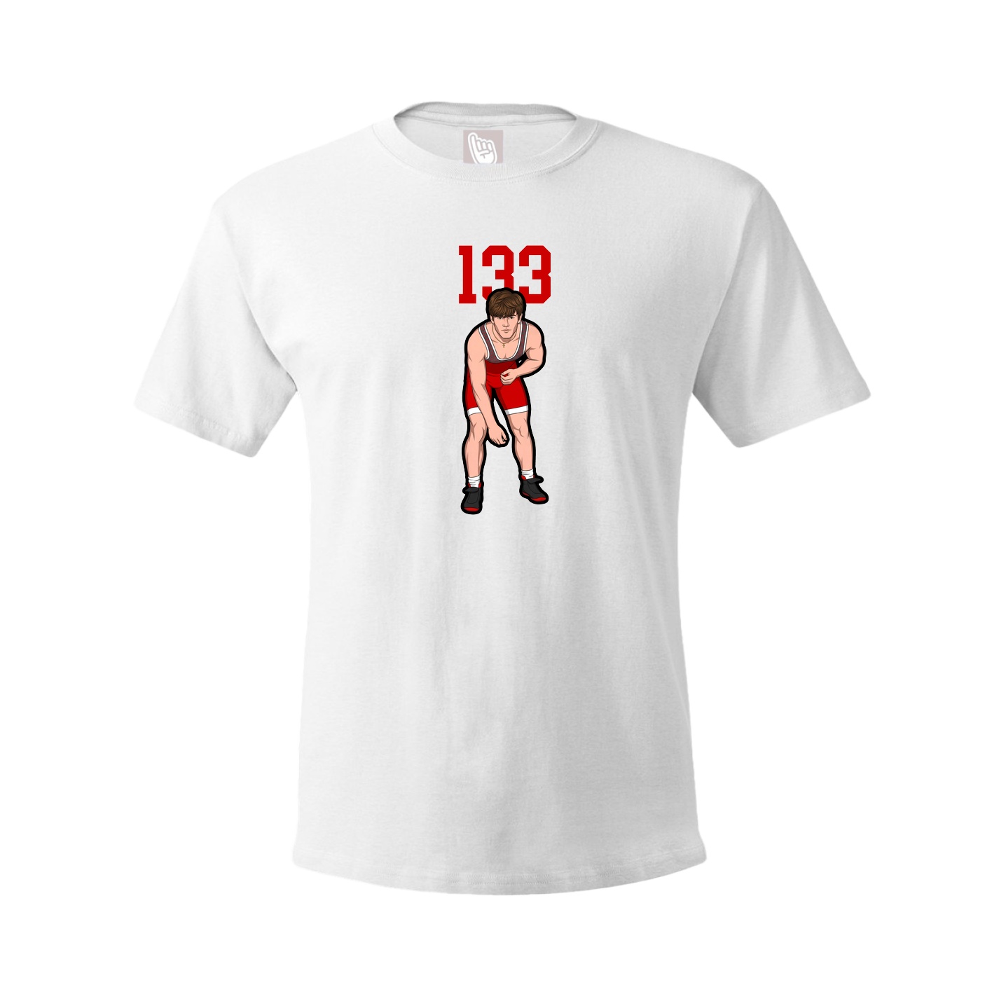 Tee — Number Top in White