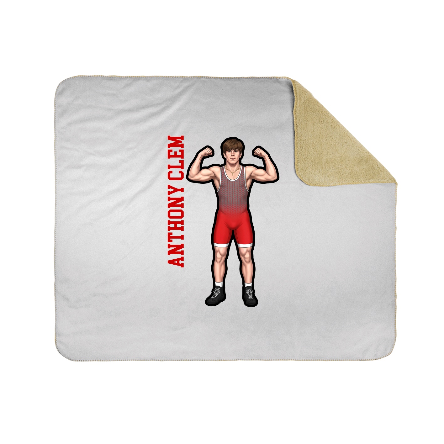 50x60 Sherpa Lined Throw Blanket