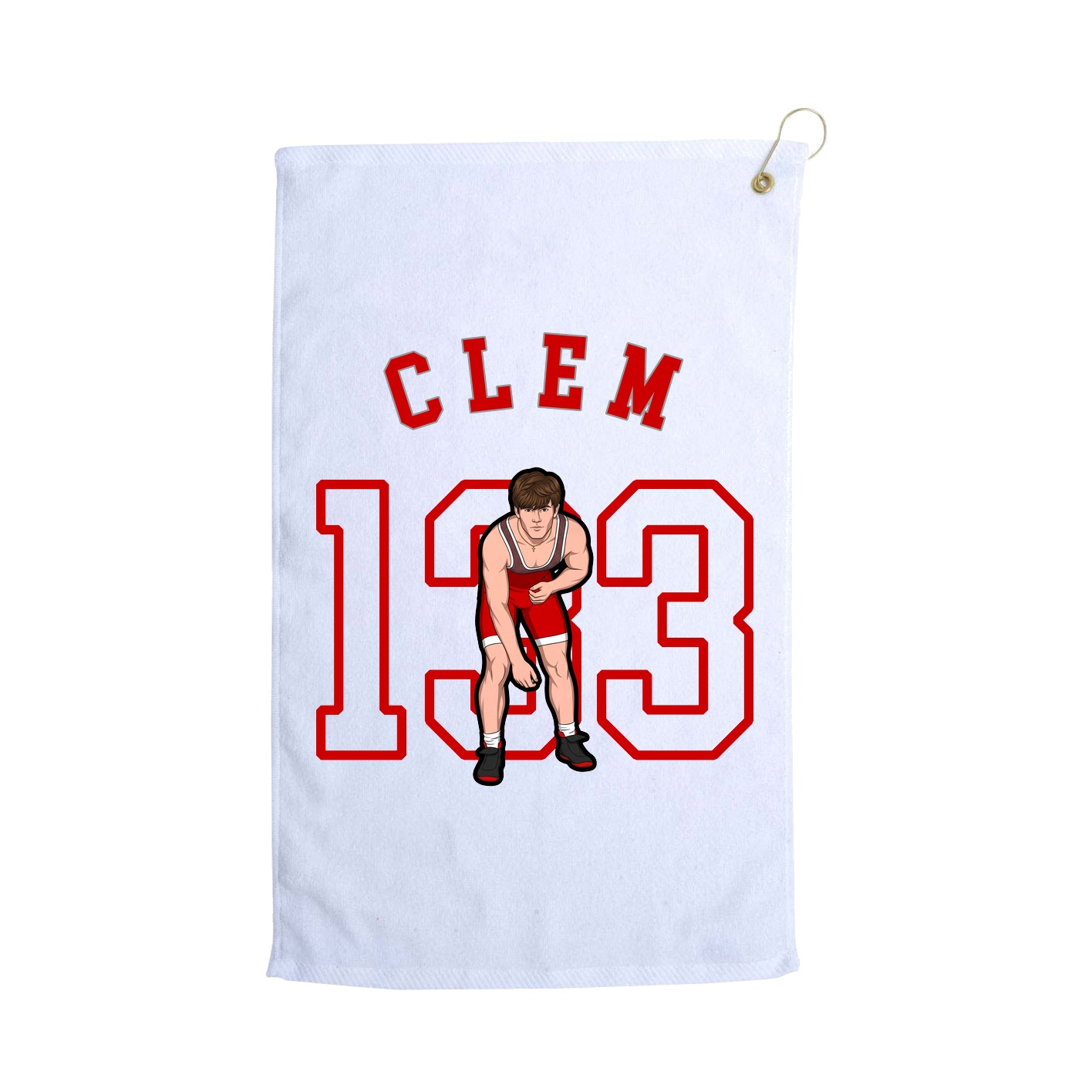 Golf Towel — Shirsey Arch in White