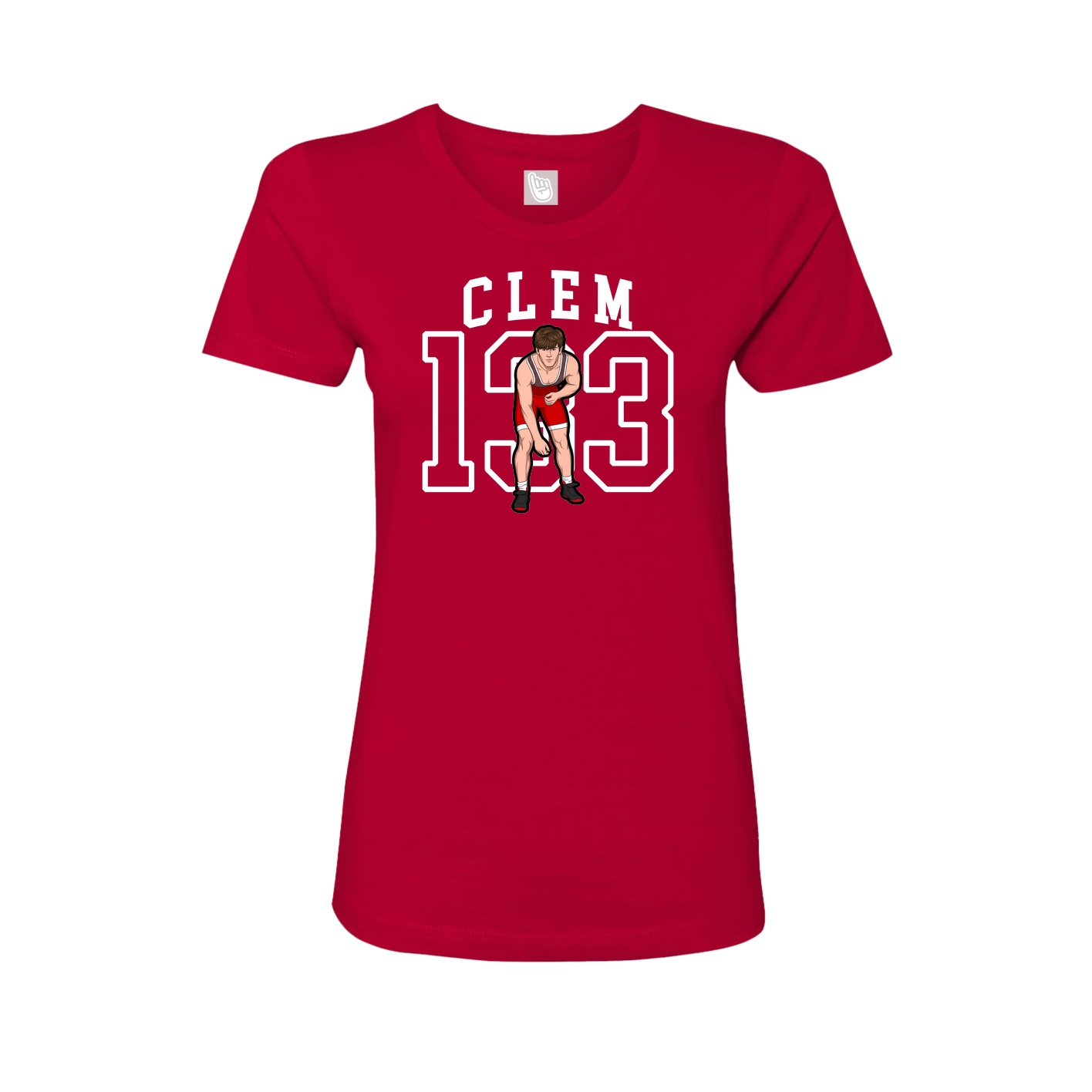 Fitted Women's Tee — Shirsey in Red
