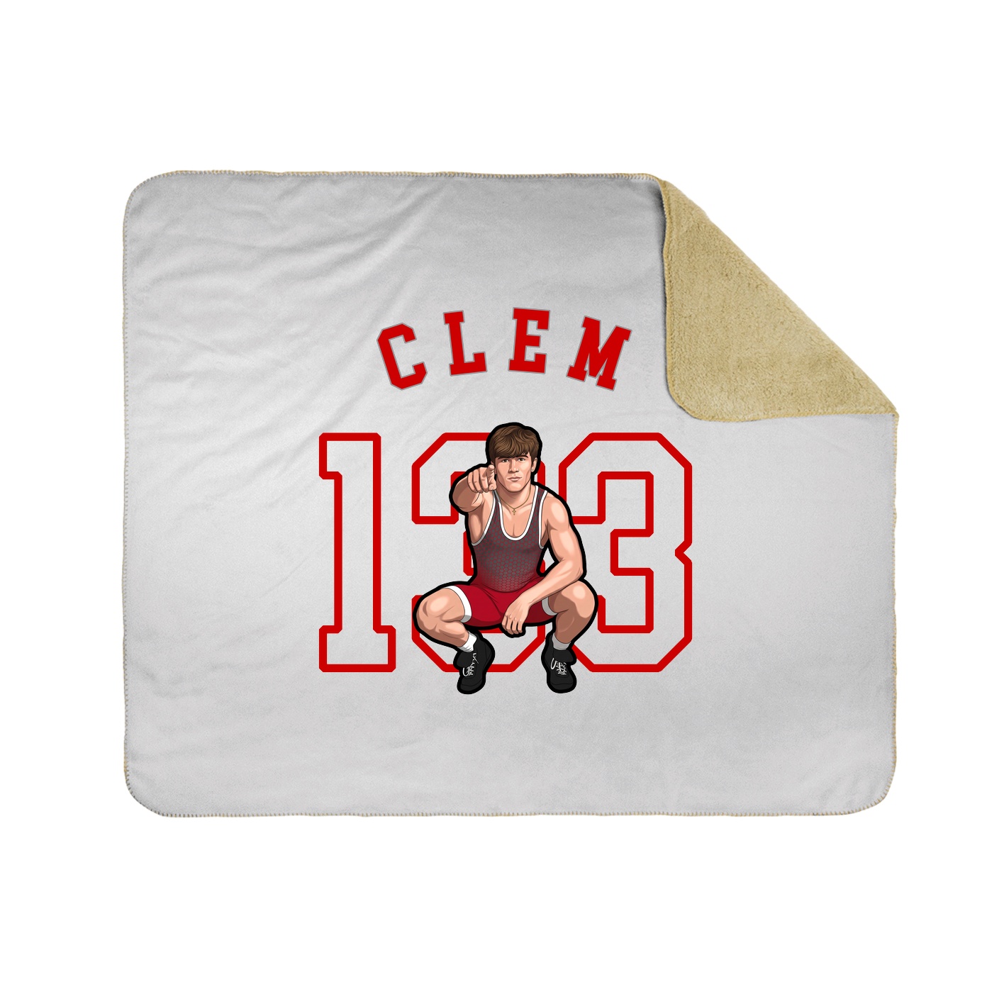 50x60 Sherpa Lined Throw Blanket