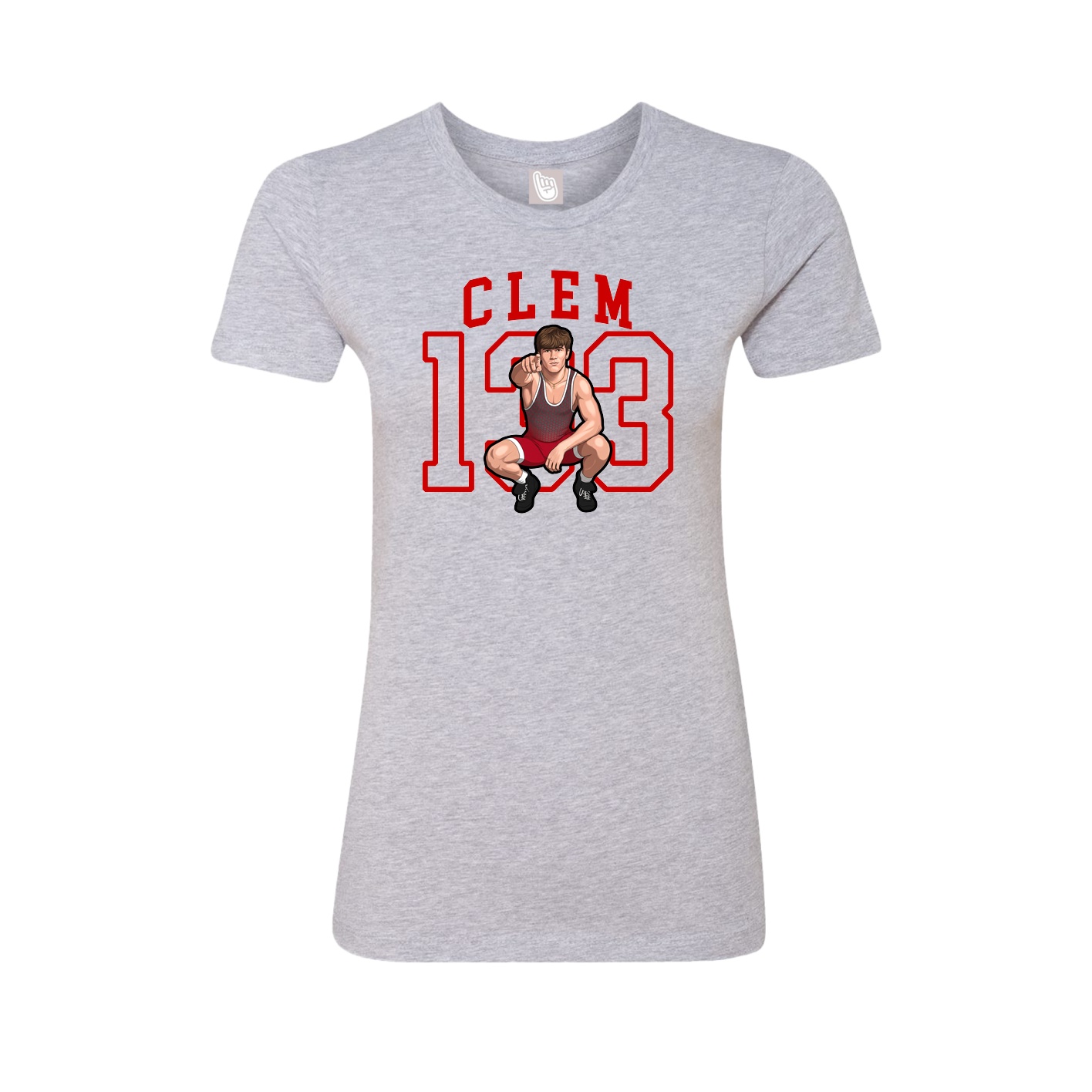 Fitted Women's Tee — Shirsey in Grey