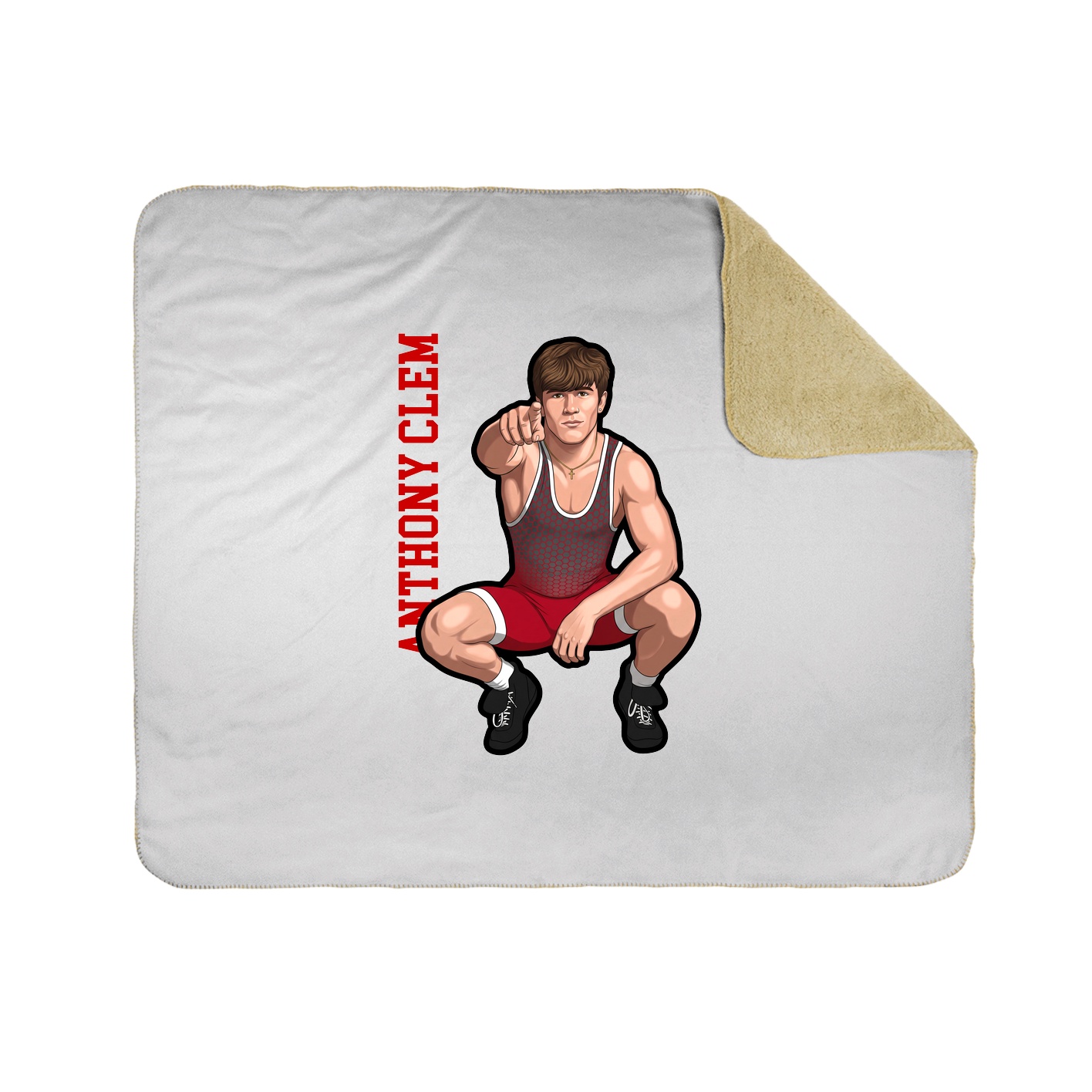 50x60 Sherpa Lined Throw Blanket