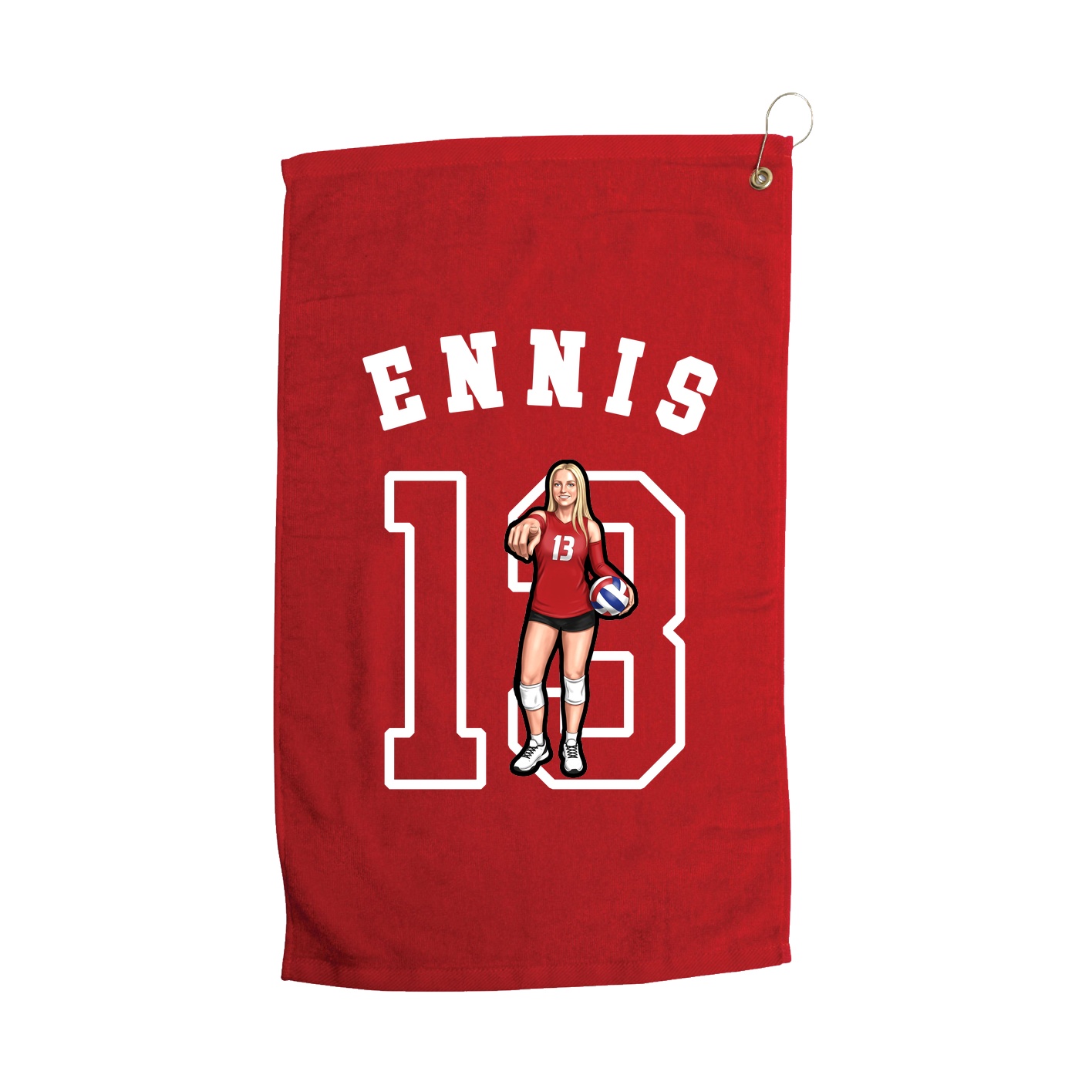 Golf Towel — Shirsey Arch in Red