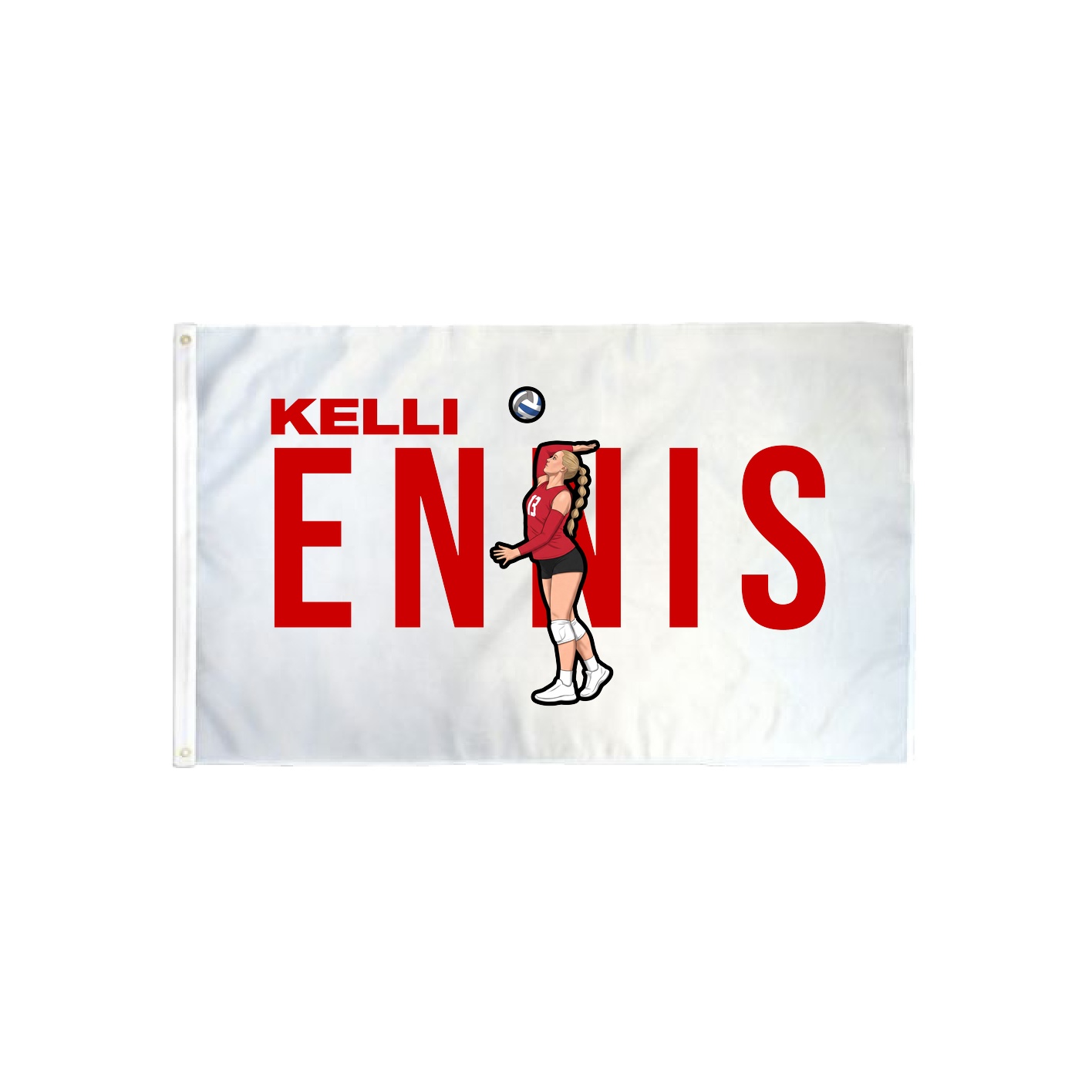 3x5 Flag — Player Name in Classic