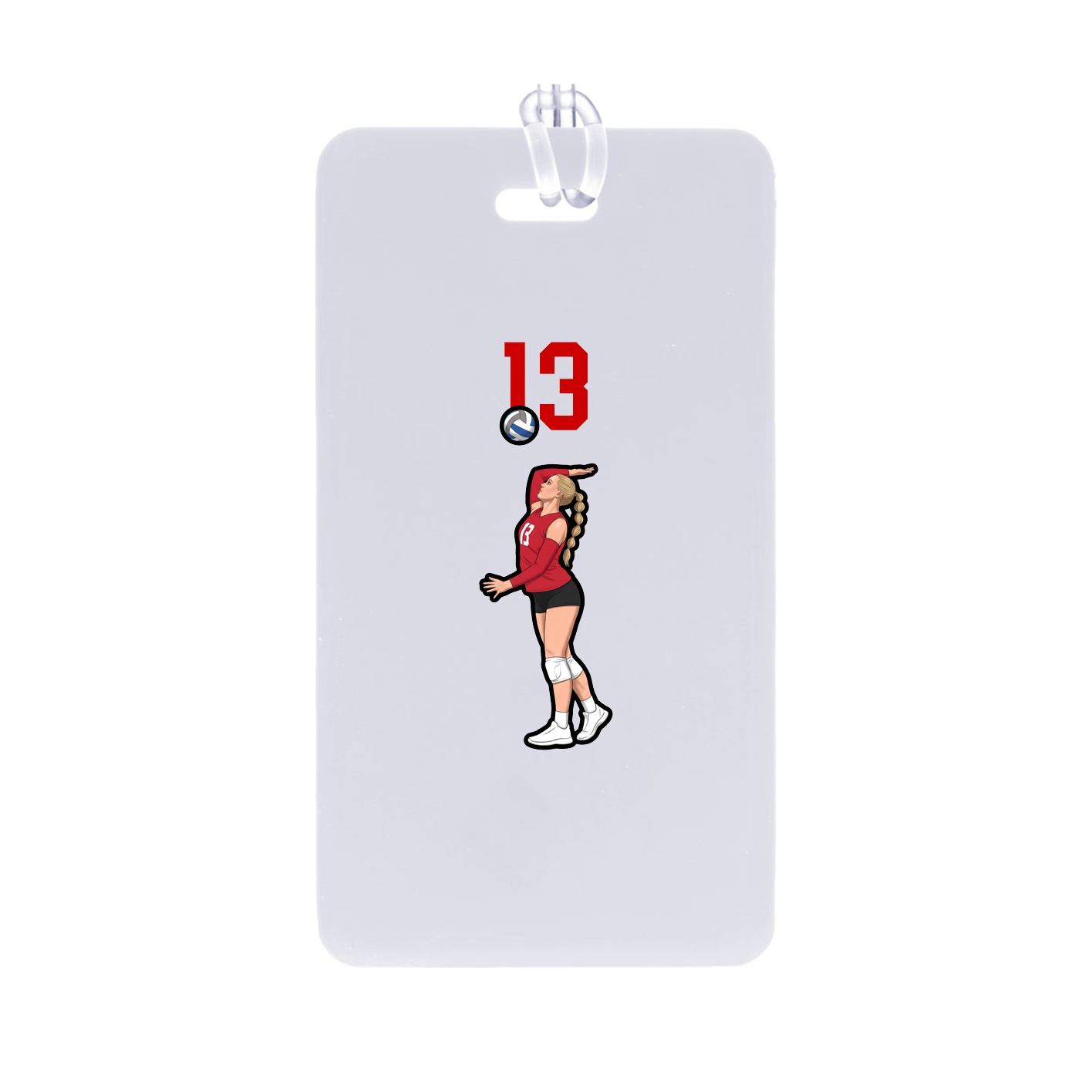 Bag Tag — Number Top in Classic