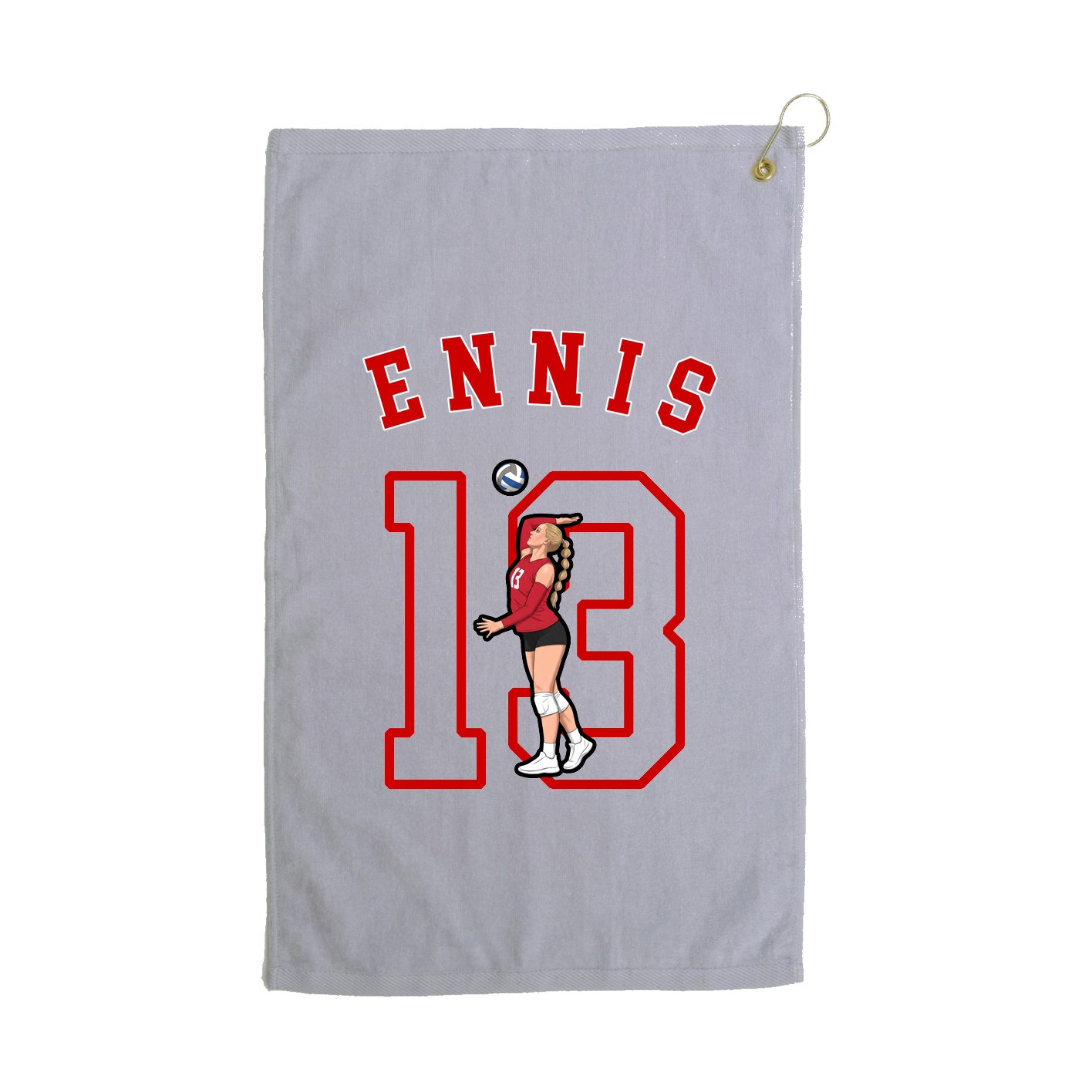 Golf Towel — Shirsey Arch in Grey