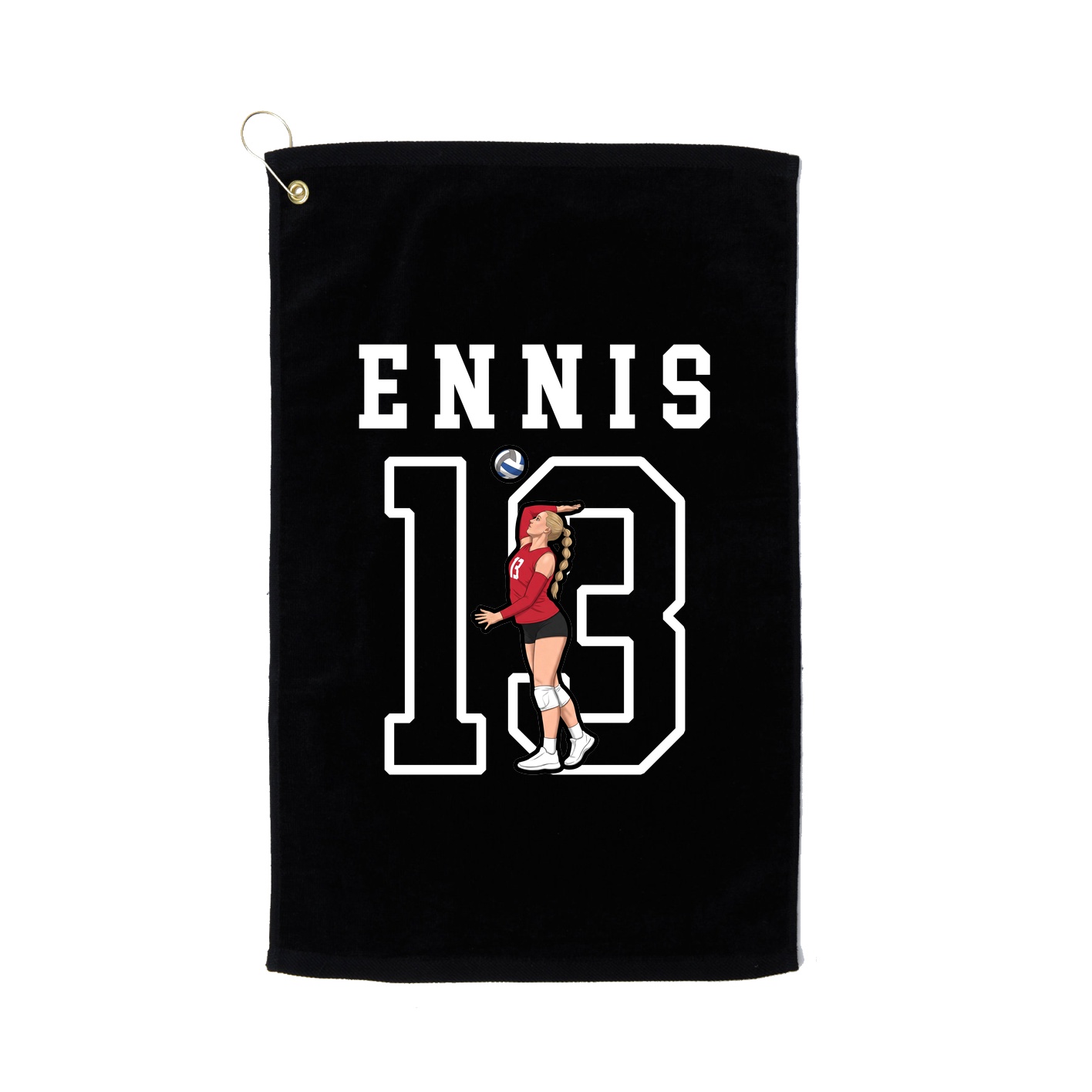 Golf Towel — Shirsey in Black