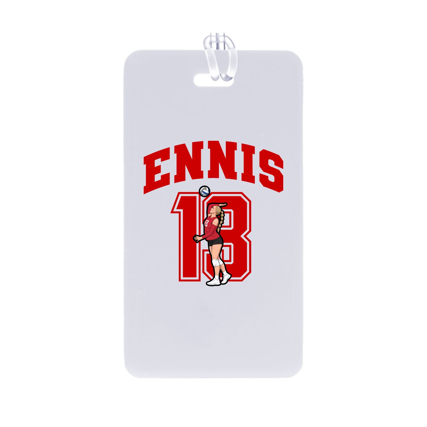 Bag Tag — Number in Classic