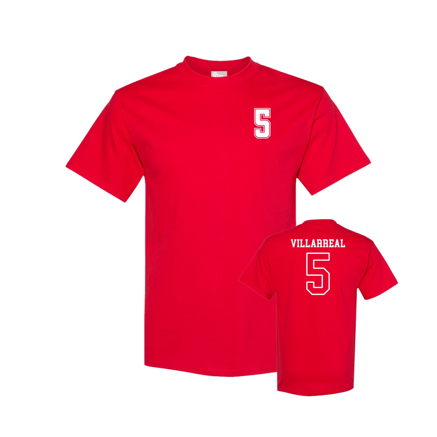 Youth Tee — Chest Back in Red