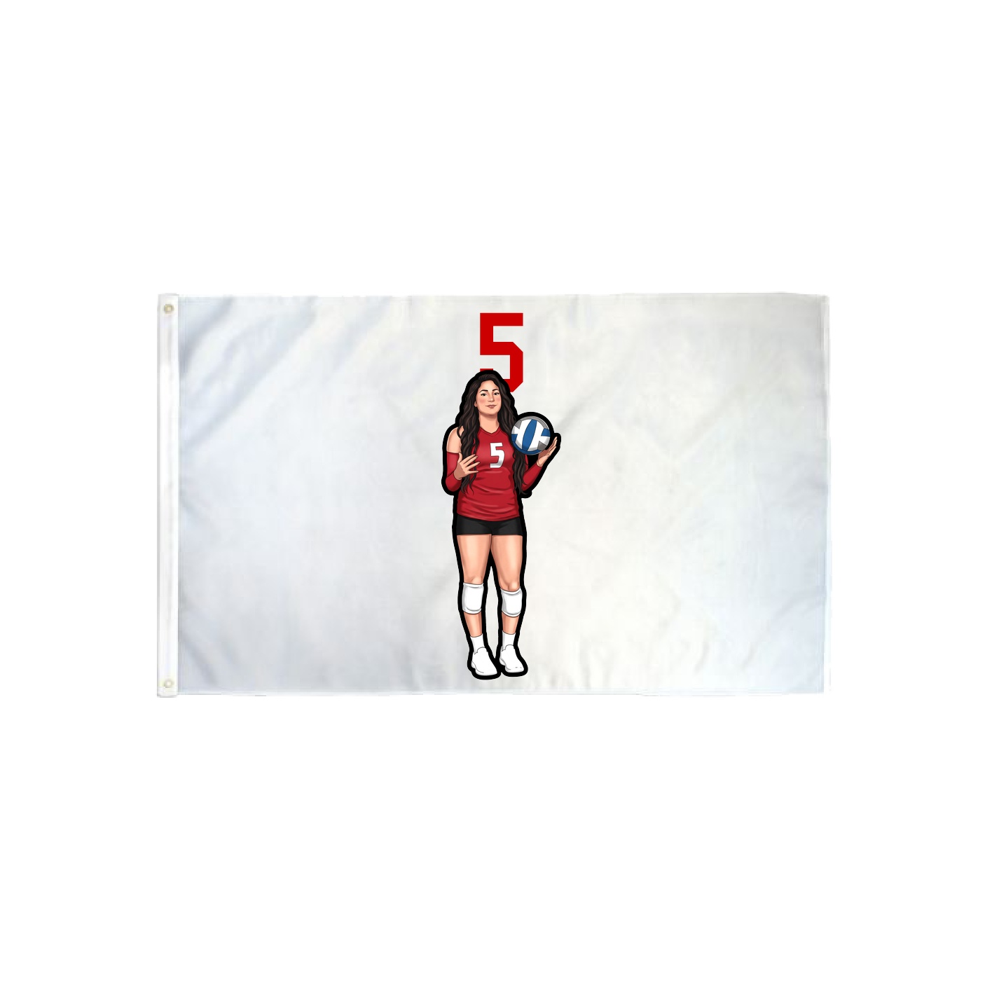 3x5 Flag — Number Top in Classic