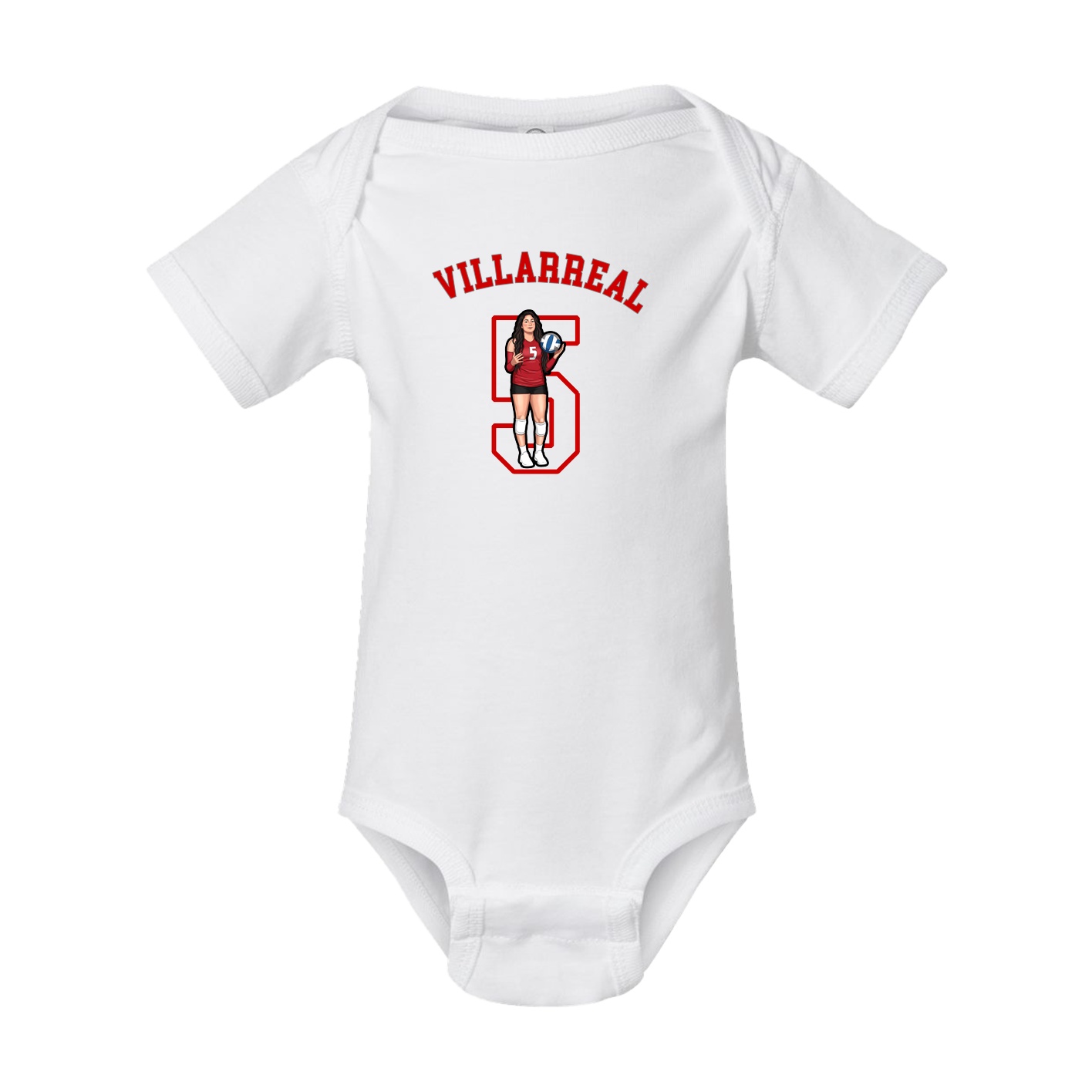 Baby Onesie — Shirsey Arch in White
