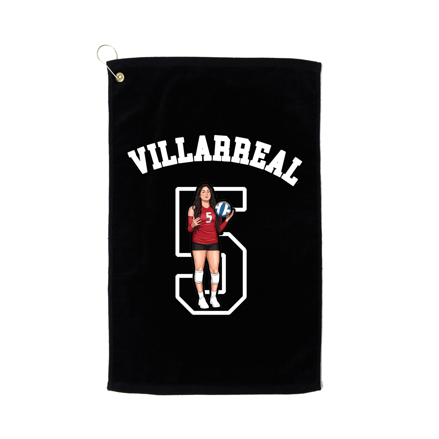 Golf Towel — Shirsey Arch in Black